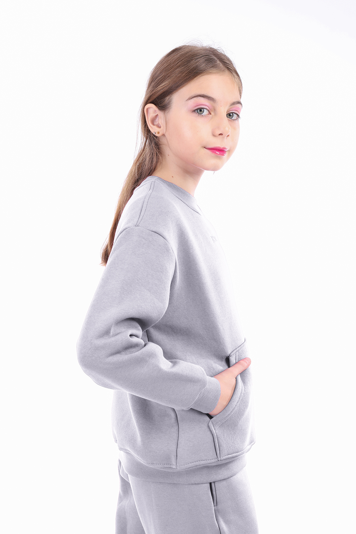 Toontoy Unisex Çocuk Nakışlı Sweatshirt