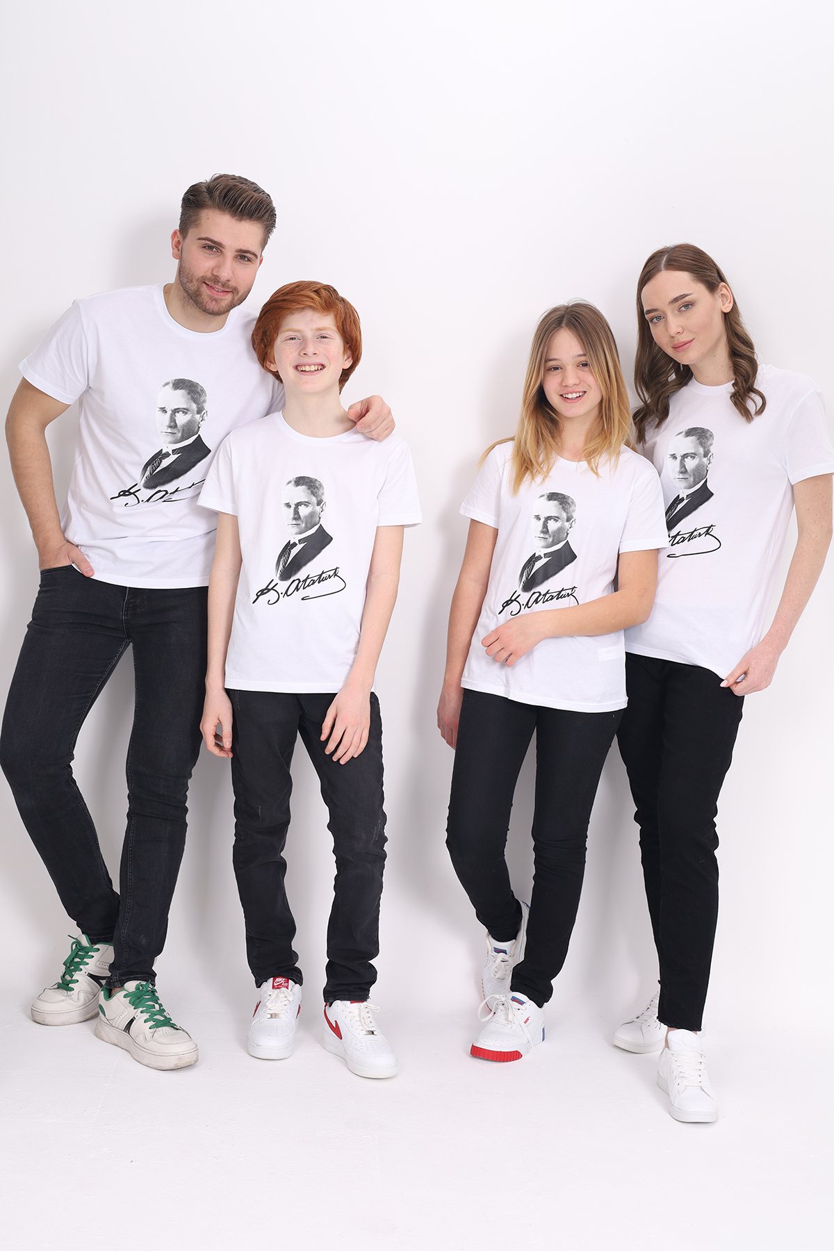 Toontoy Unisex Çocuk Atatürk Baskılı Tişört