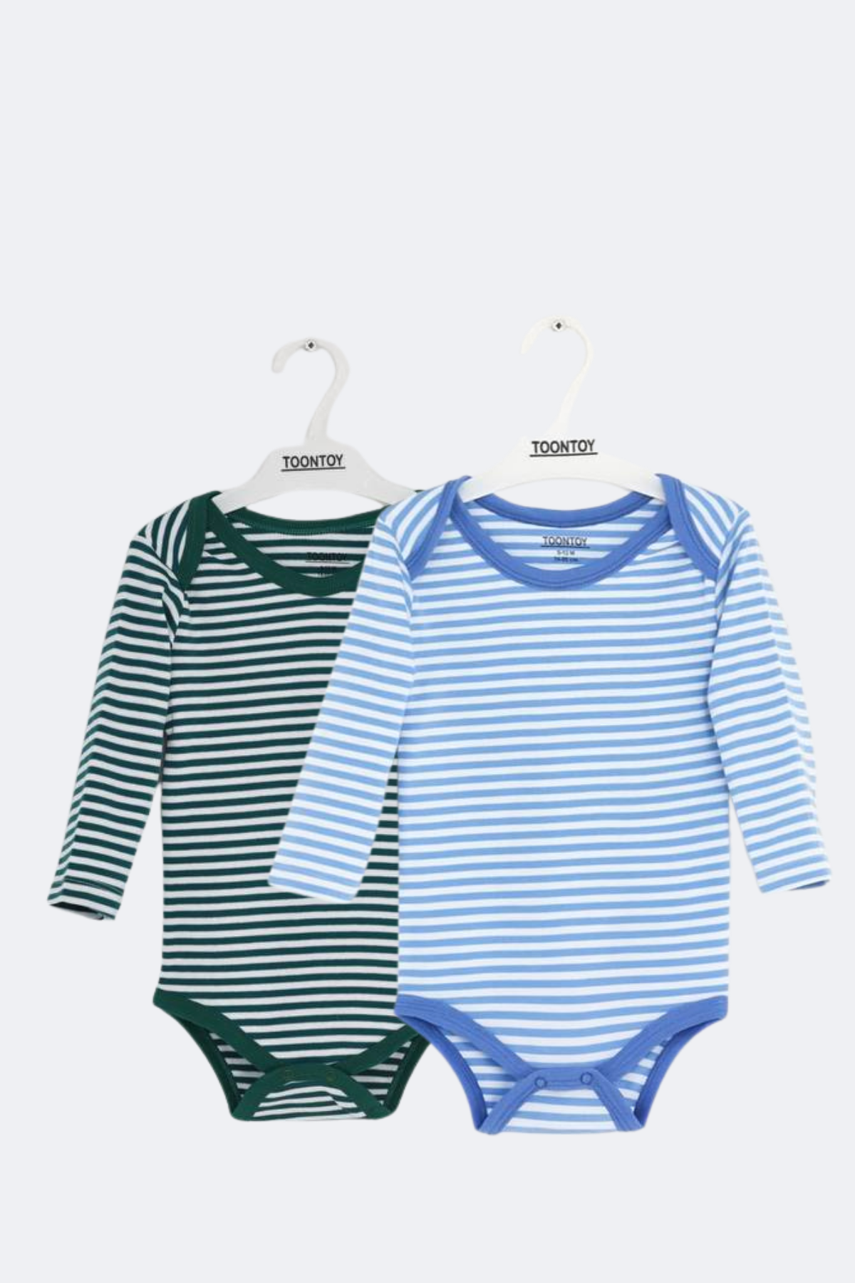 Toontoy  Unisex Çizgili 2 Li Zıbın