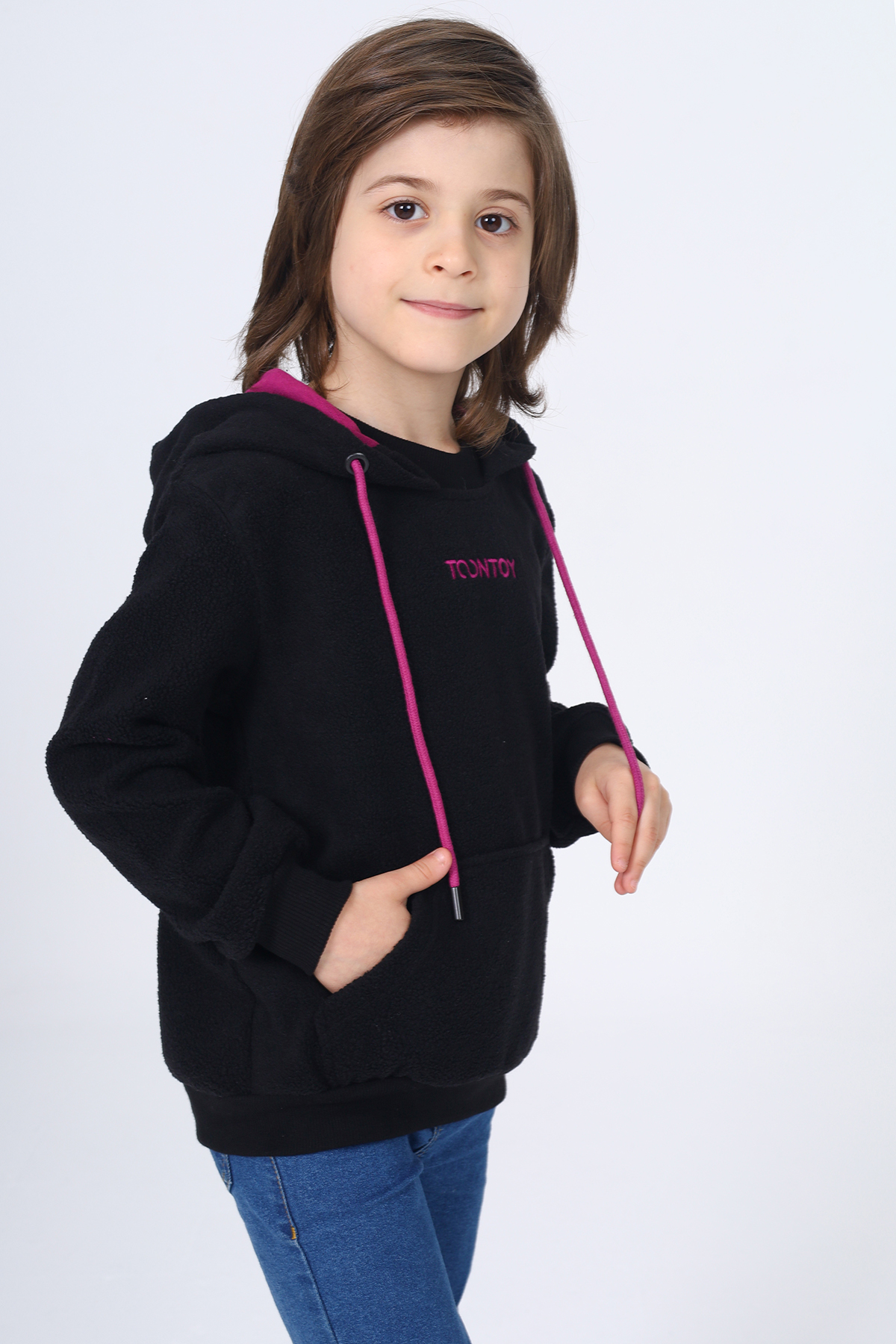 Toontoy Unisex Çocuk Nakışlı Sweatshirt