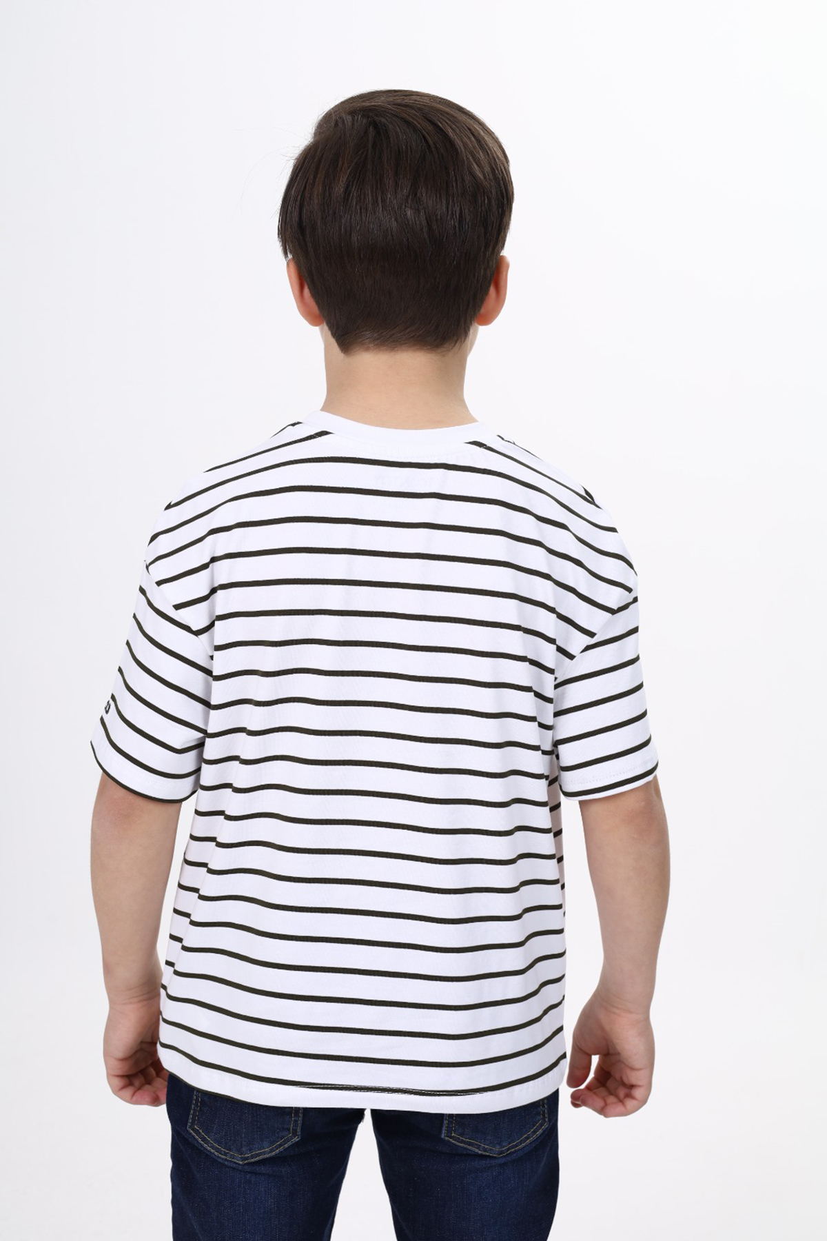 Toontoy Unisex Çocuk Çizgili Tişört