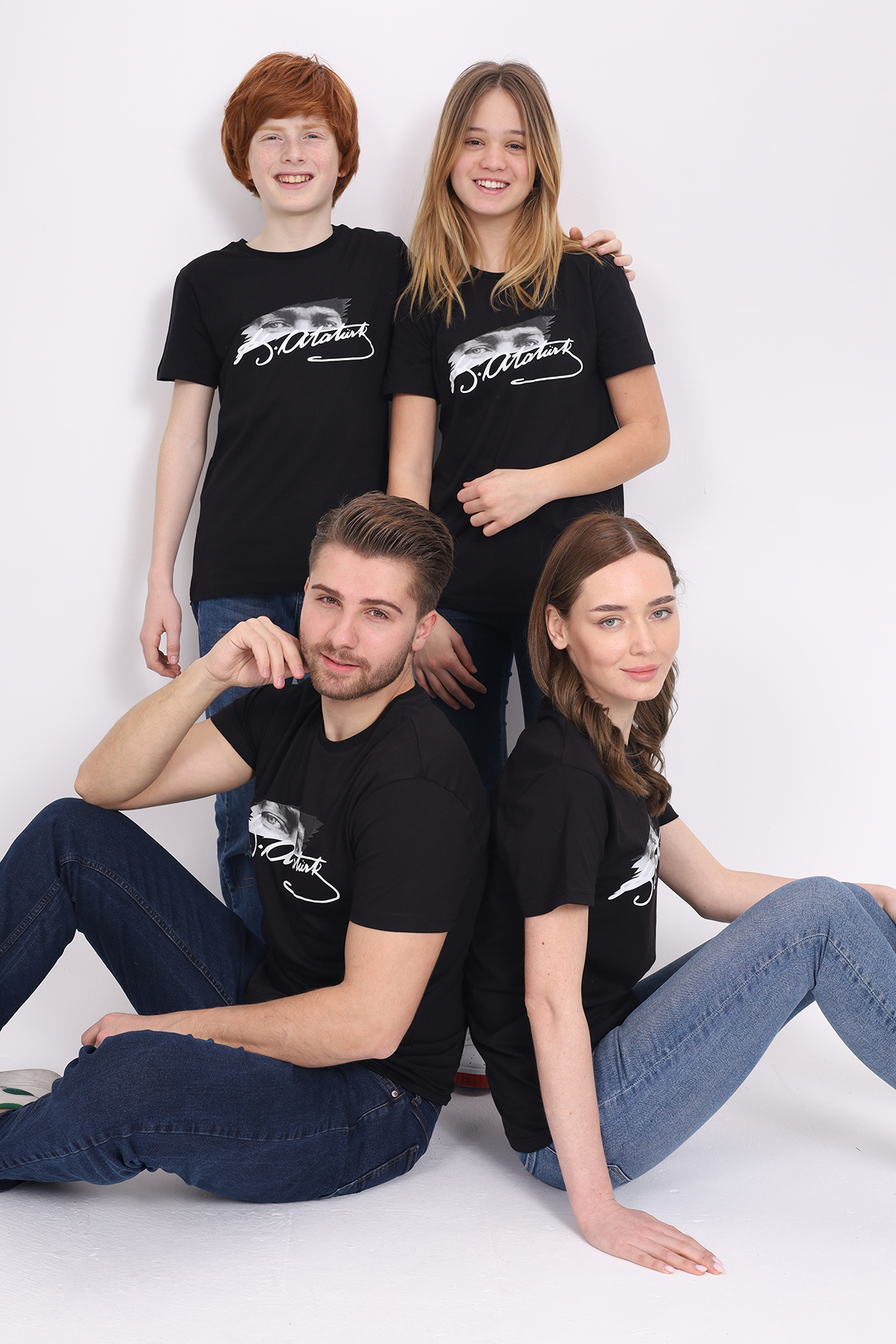 Toontoy Unisex Atatürk Baskılı Tişört