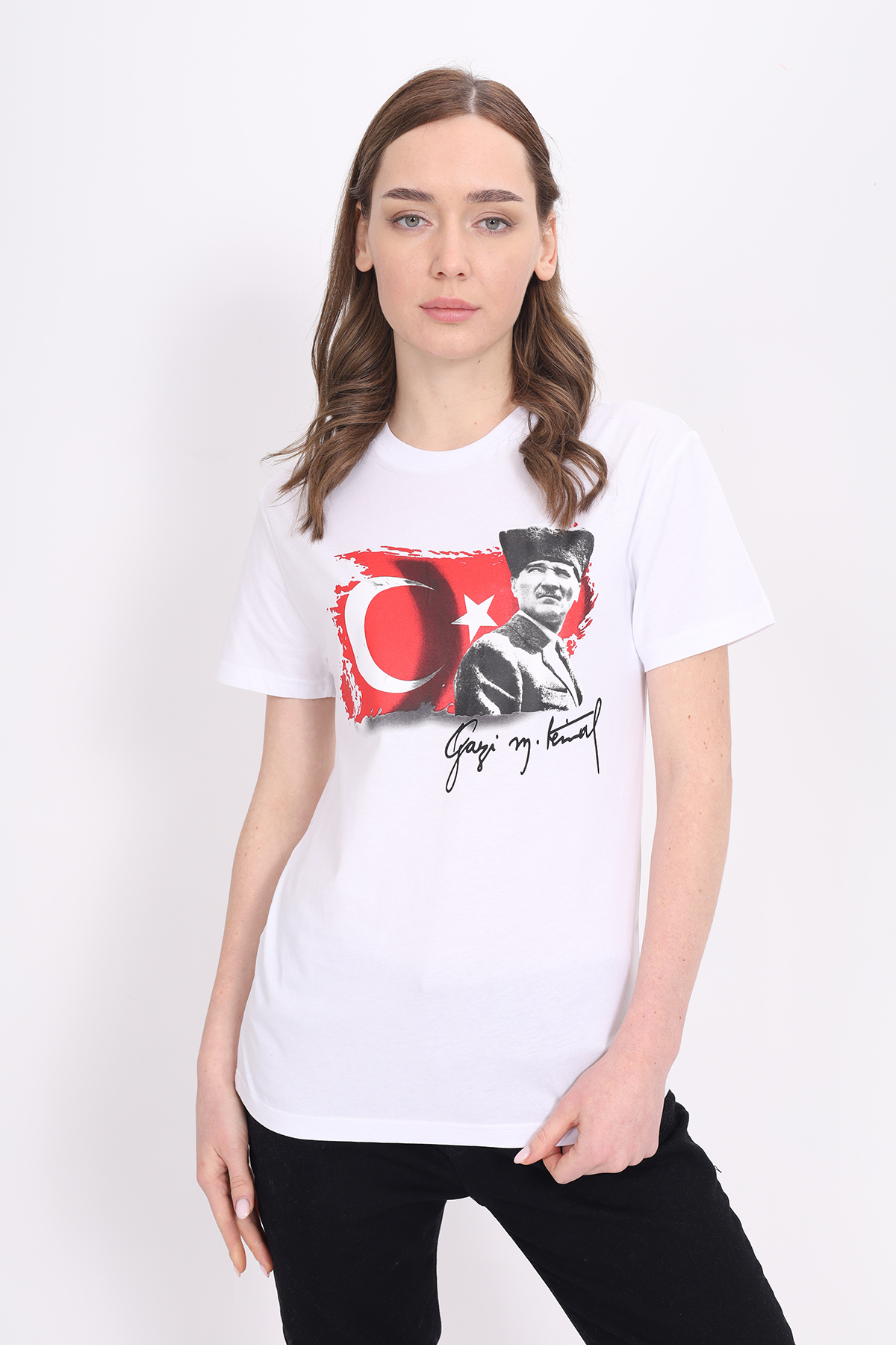 Toontoy Unisex Atatürk Baskılı Tişört