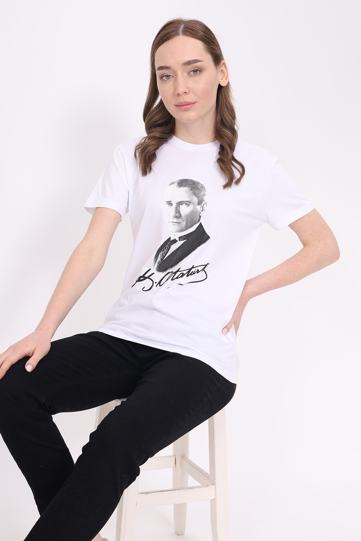 Toontoy Unisex Atatürk Baskılı Tişört
