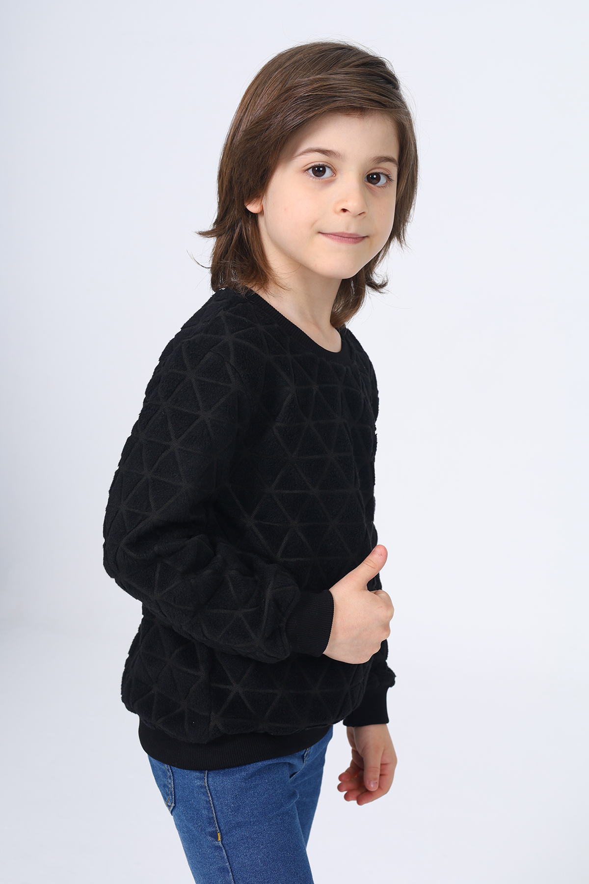 Toontoy Unisex Çocuk Nakışlı Sweatshirt