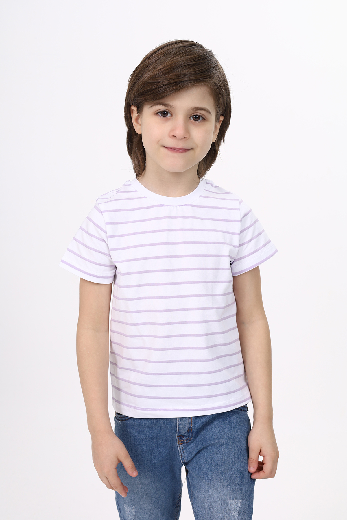 Toontoy Unisex Çocuk Çizgili Tişört