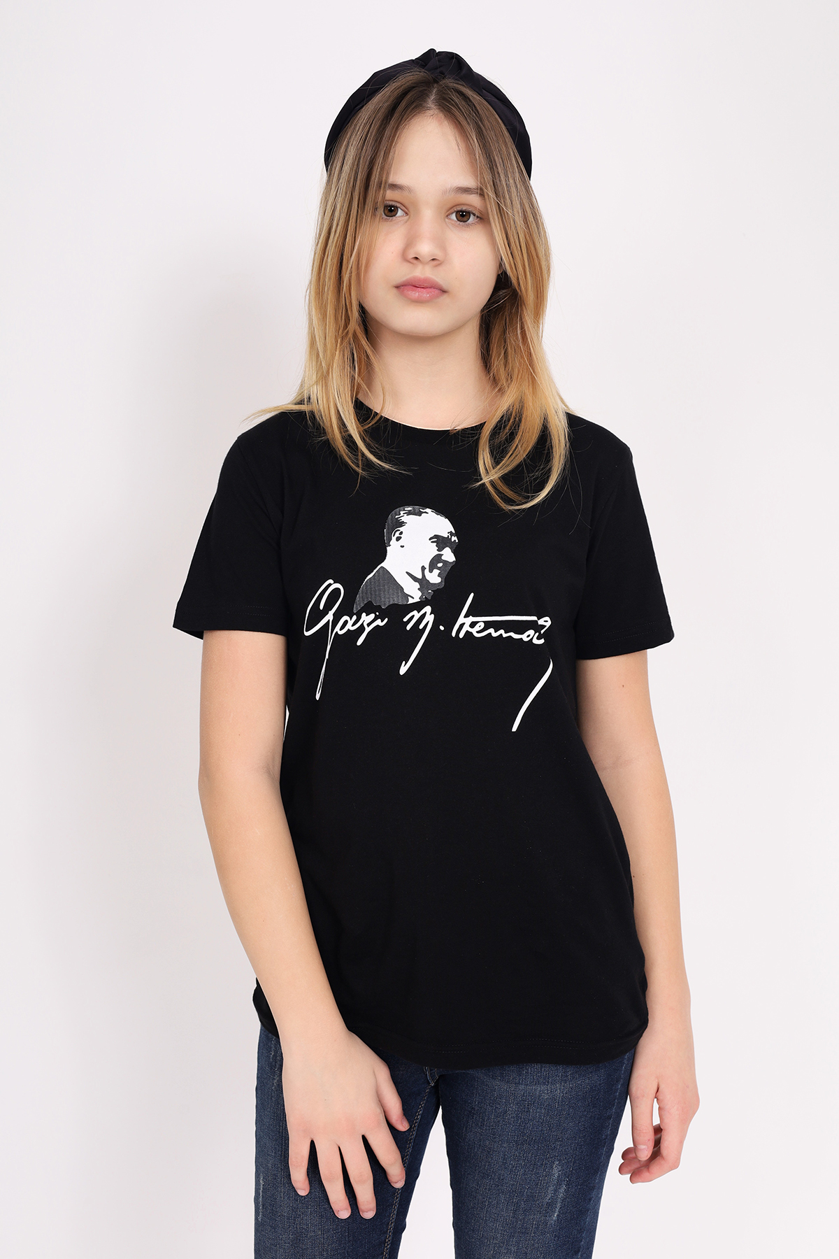 Toontoy Unisex Çocuk Atatürk Baskılı Tişört