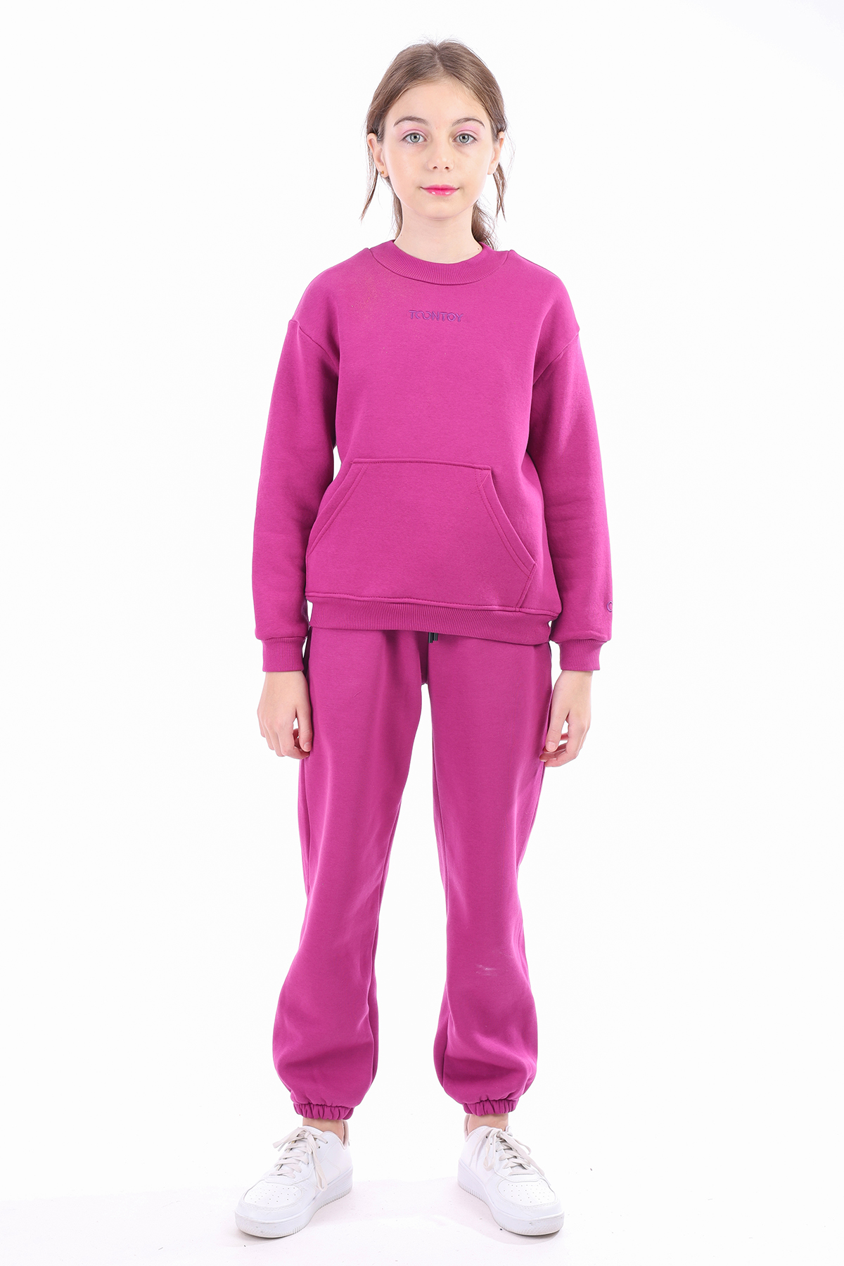 Toontoy Unisex Çocuk Nakışlı Sweatshirt