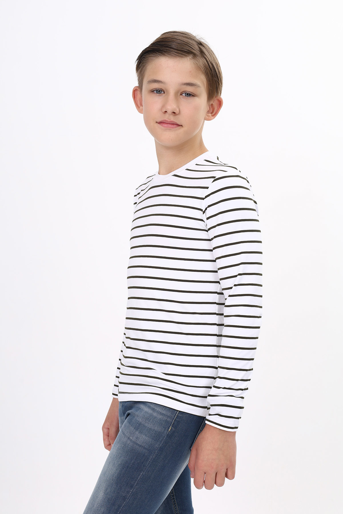 Toontoy Unisex Çocuk Çizgili Tişört