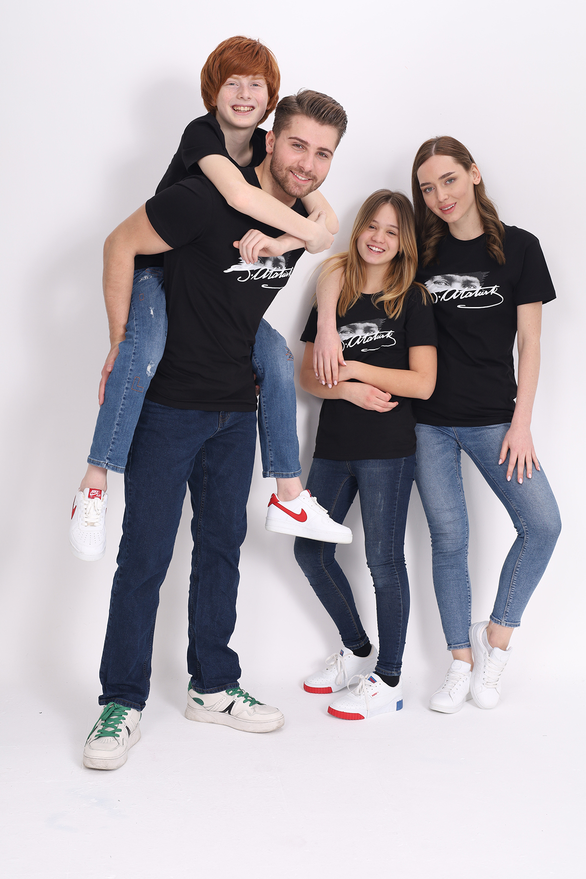 Toontoy Unisex Çocuk Atatürk Baskılı Tişört 23072