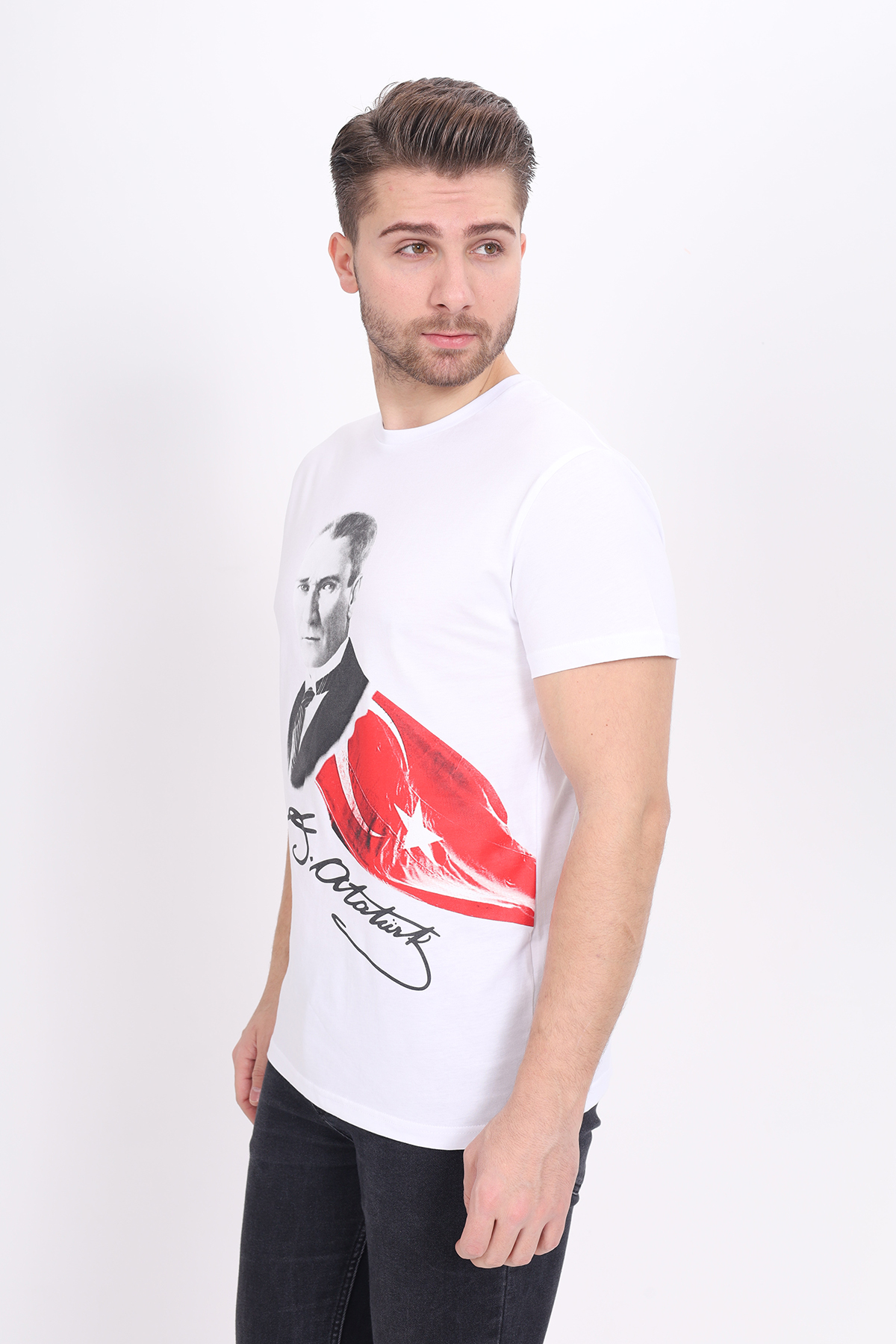 Toontoy Unisex Atatürk Baskılı Tişört 23093