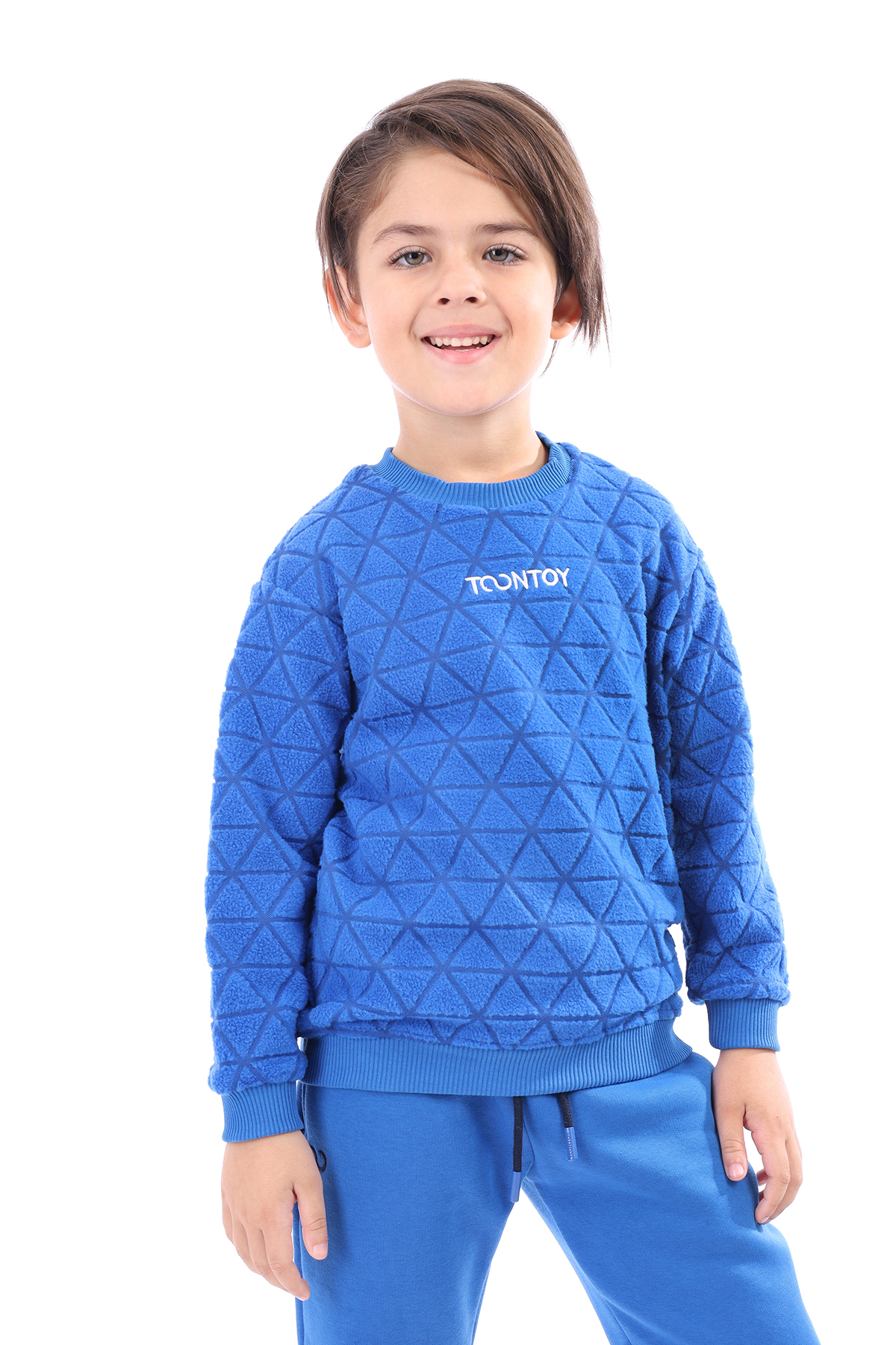 Toontoy Unisex Çocuk Nakışlı Sweatshirt
