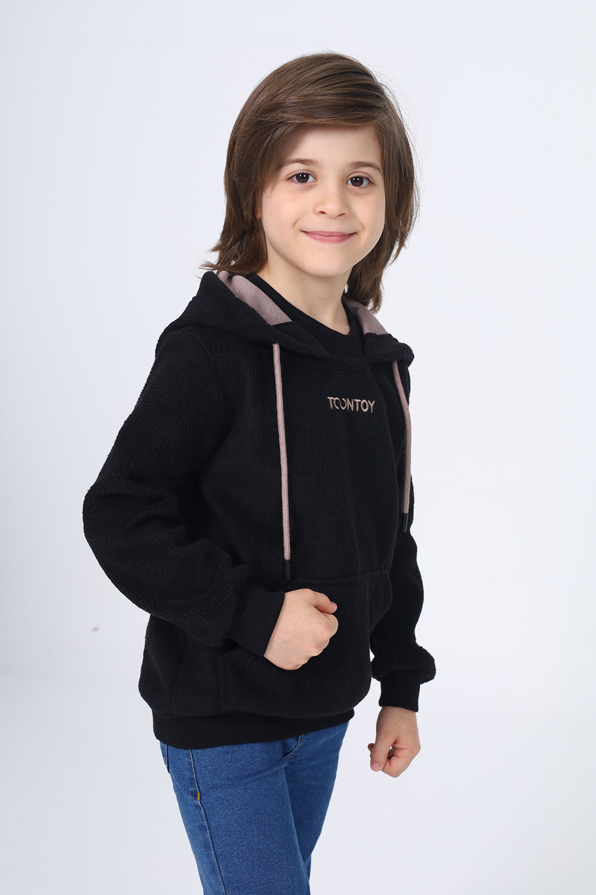 Toontoy Unisex Çocuk Nakışlı Sweatshirt