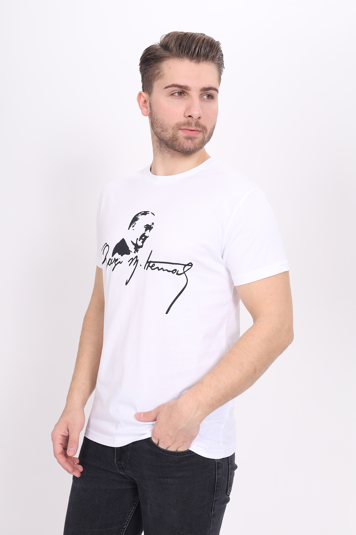 Toontoy Unisex Atatürk Baskılı Tişört