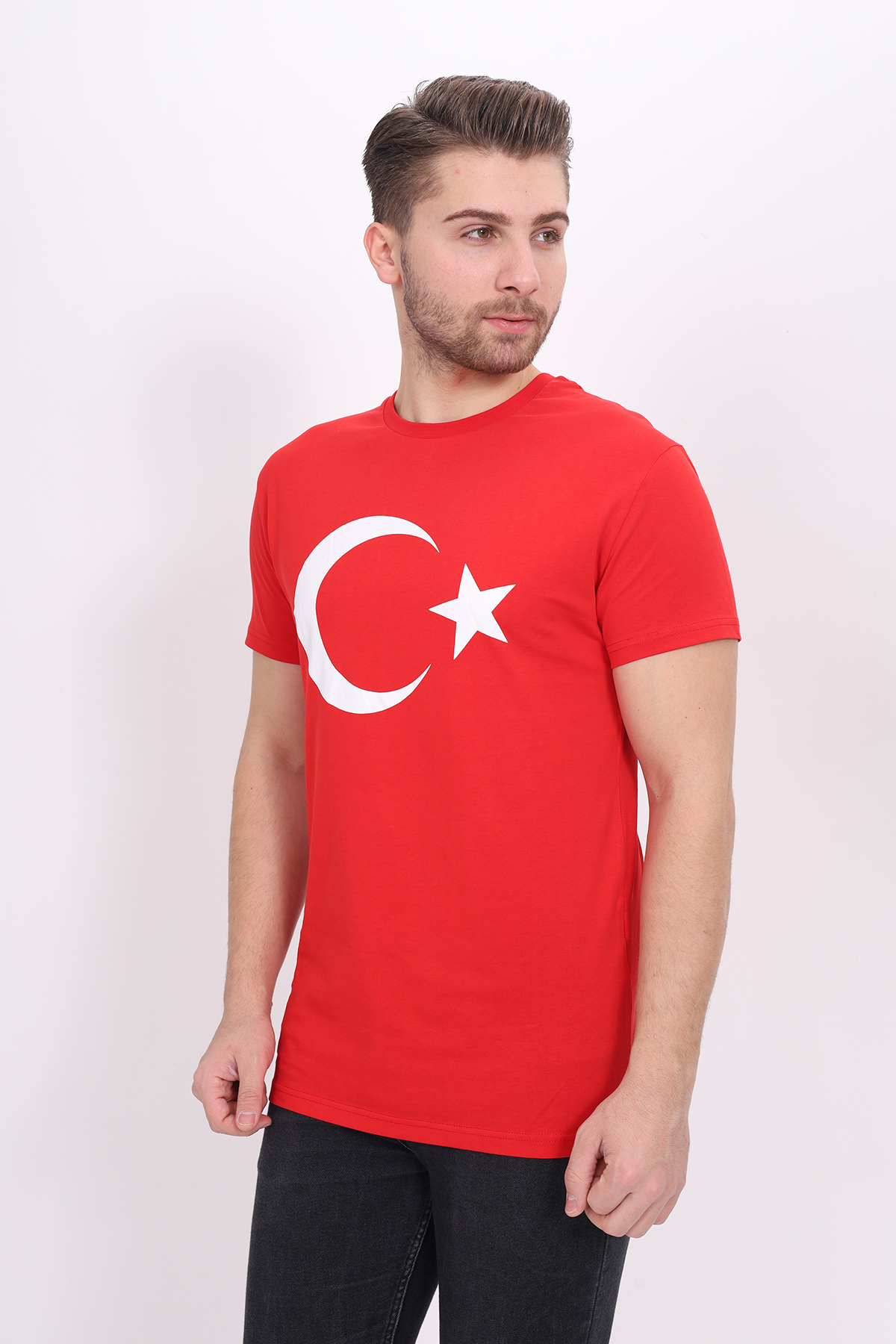 Toontoy Unisex Ay Yıldız Baskılı Tişört