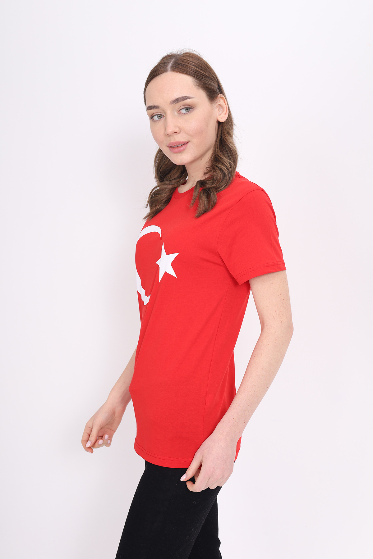Toontoy Unisex Ay Yıldız Baskılı Tişört