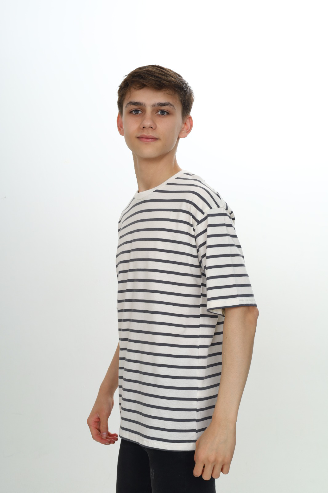 Toontoy Unisex Çocuk Çizgili Tişört
