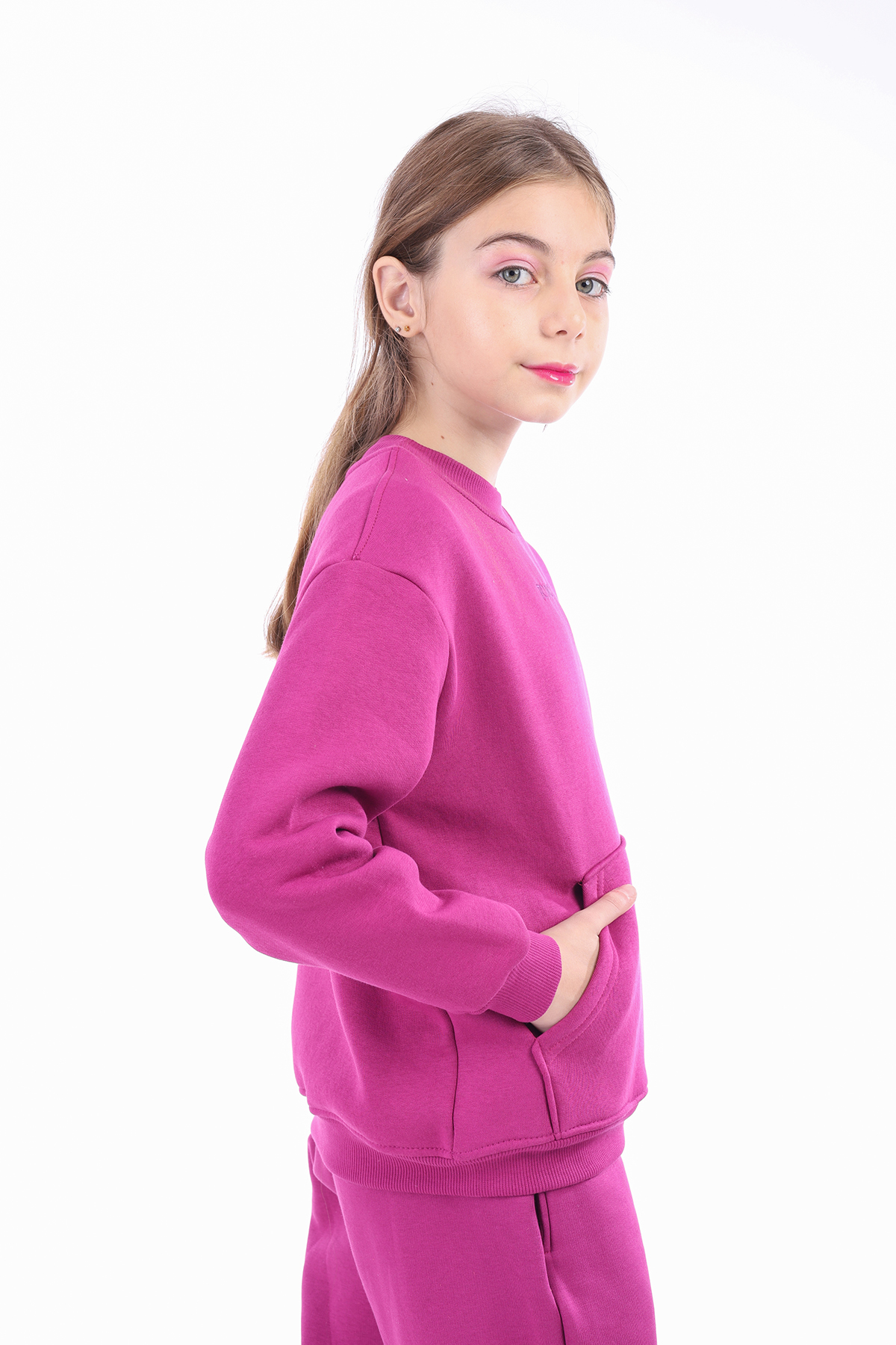 Toontoy Unisex Çocuk Nakışlı Sweatshirt