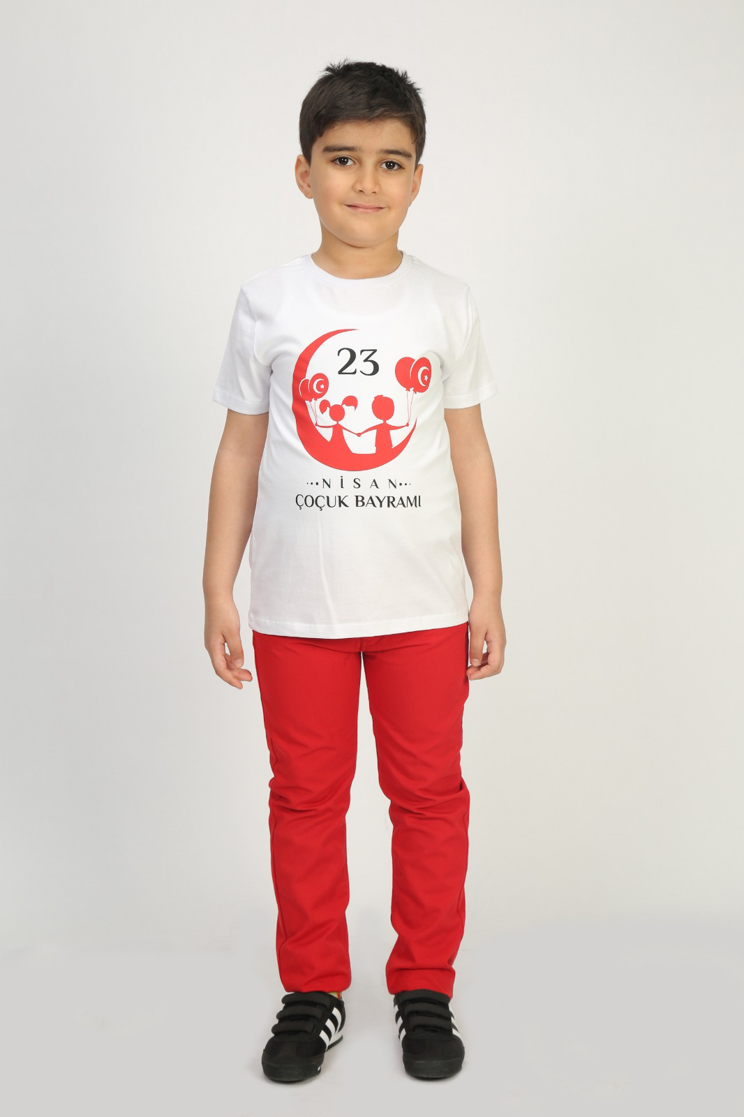 Toontoy Unisex Çocuk 23 Nisan Baskılı Tişört