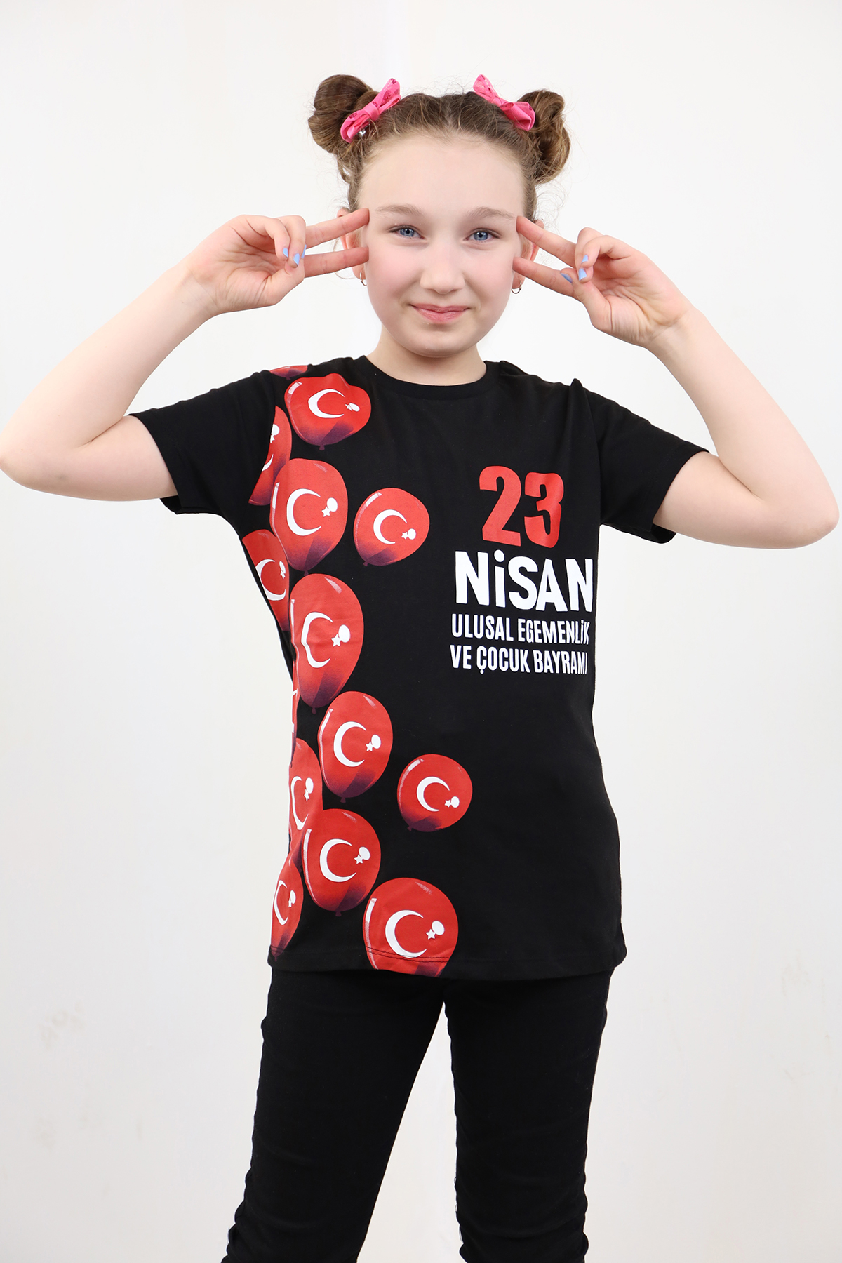 Toontoy Unisex Çocuk 23 Nisan Baskılı Tişört