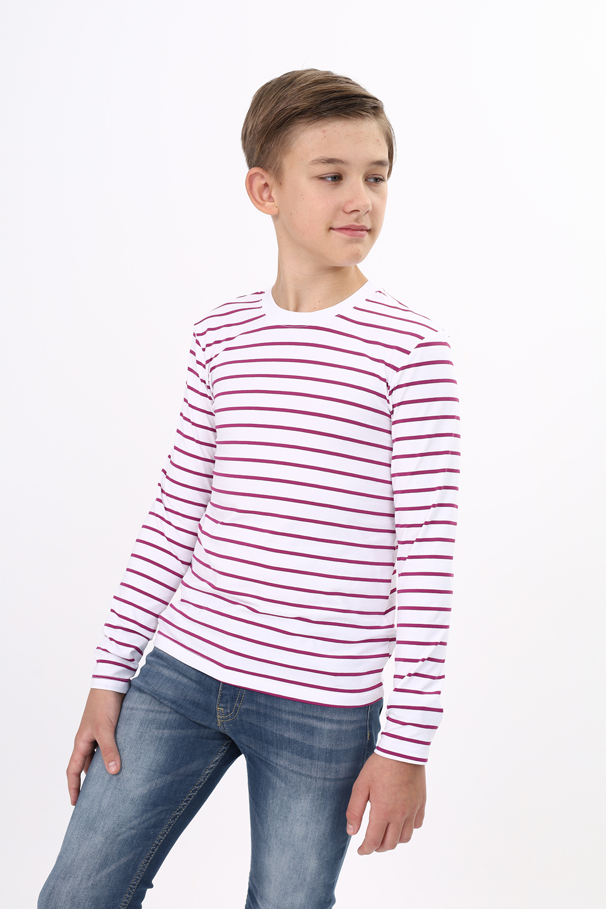 Toontoy Unisex Çocuk Çizgili Tişört
