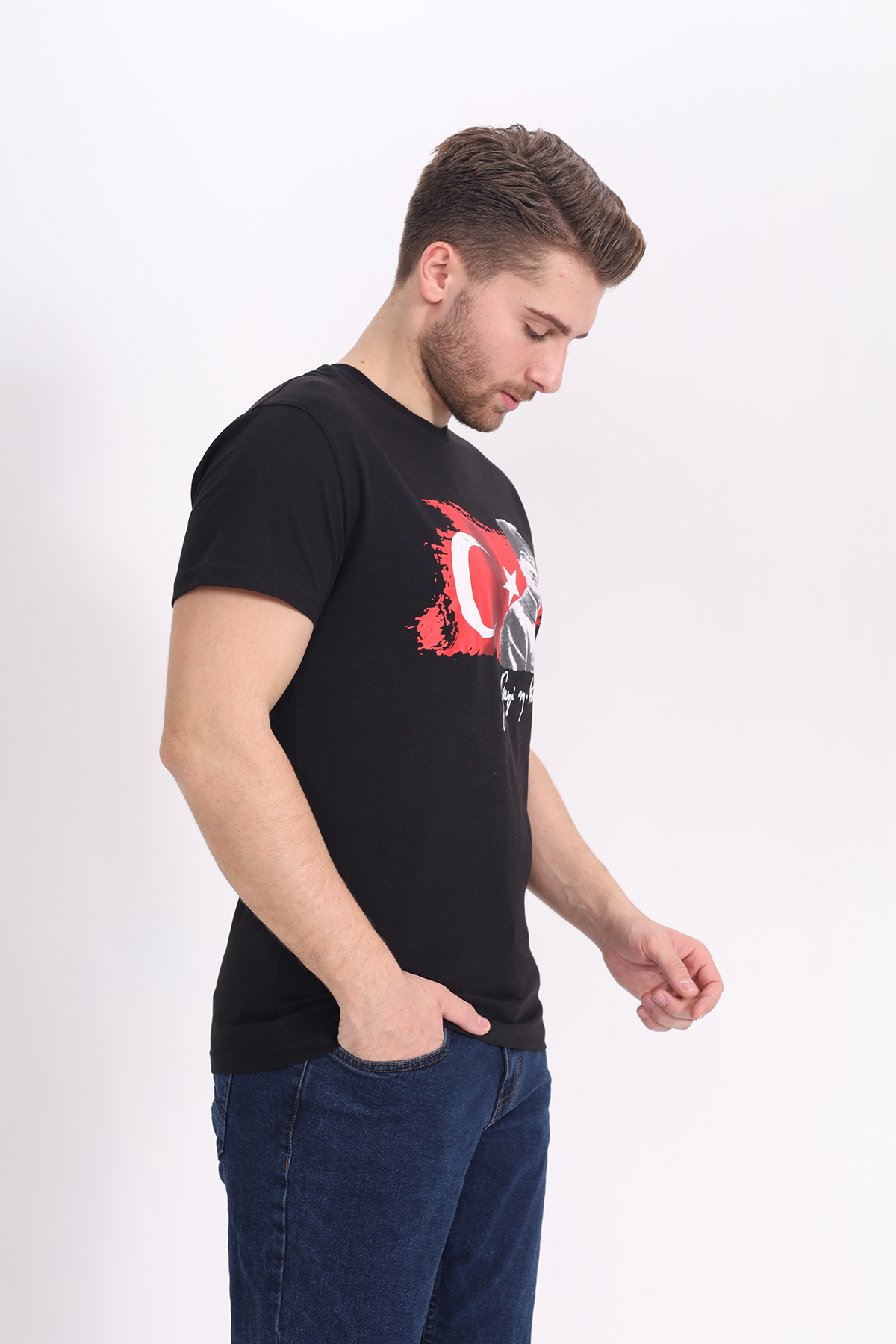 Toontoy Unisex Atatürk Baskılı Tişört