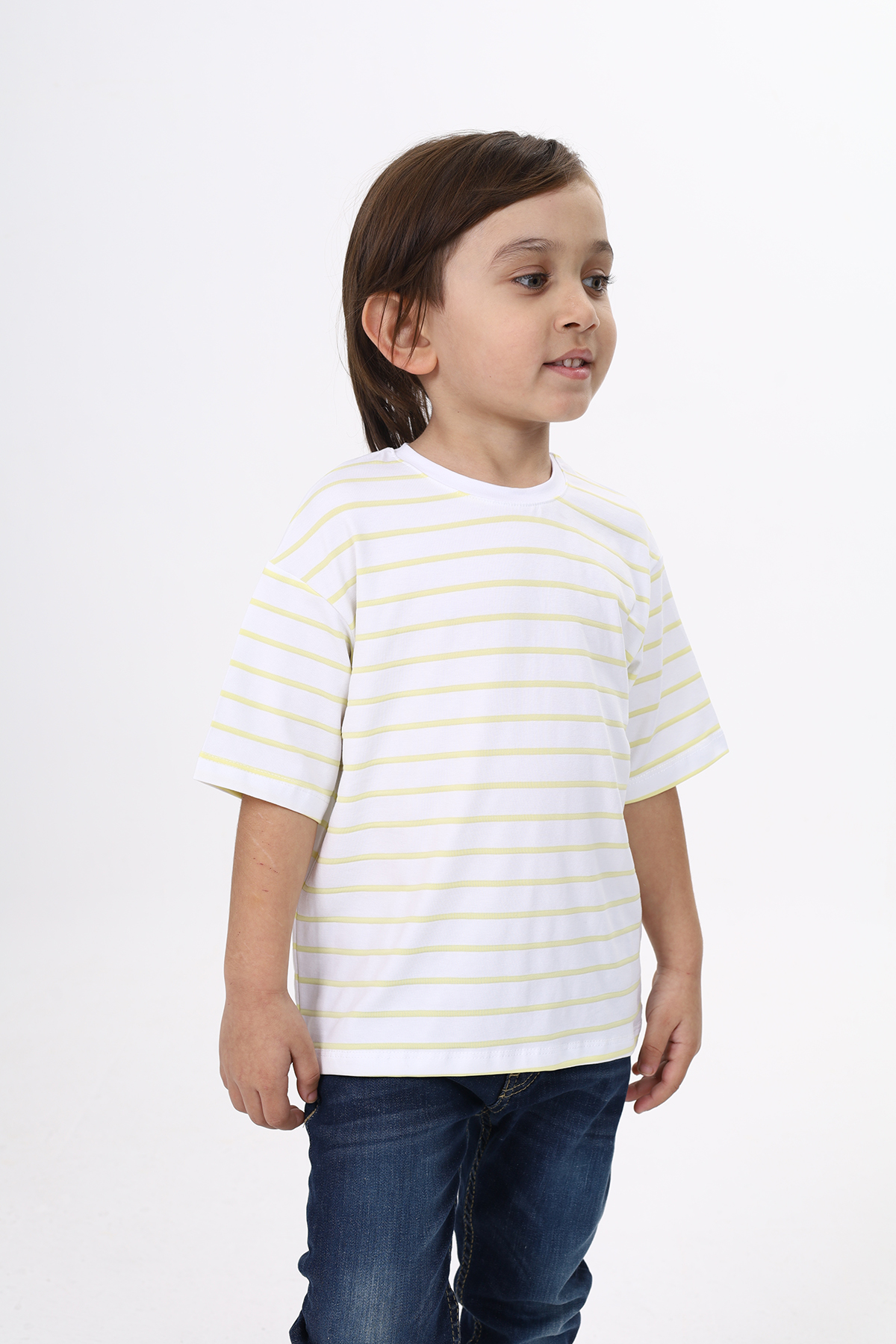 Toontoy Unisex Çocuk Çizgili Tişört