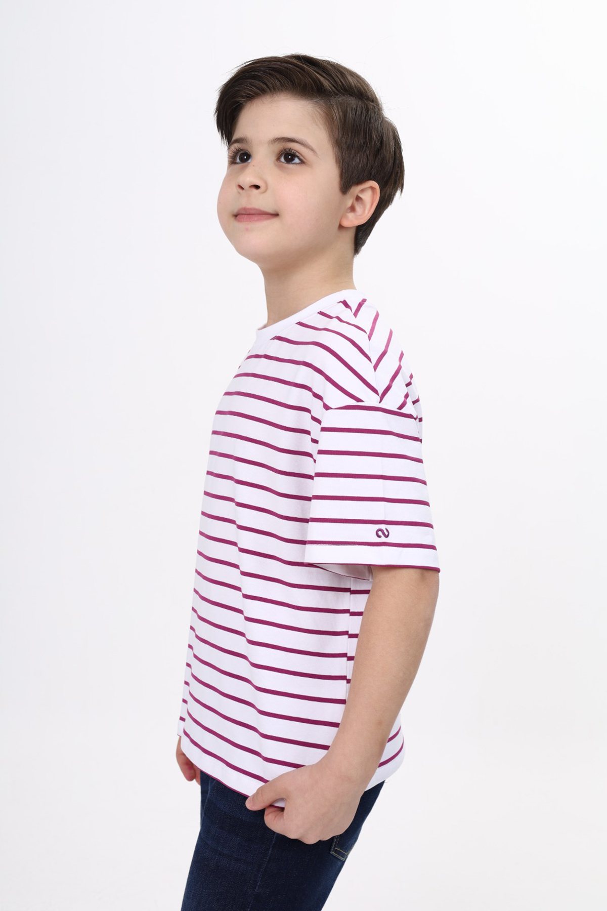 Toontoy Unisex Çocuk Çizgili Tişört