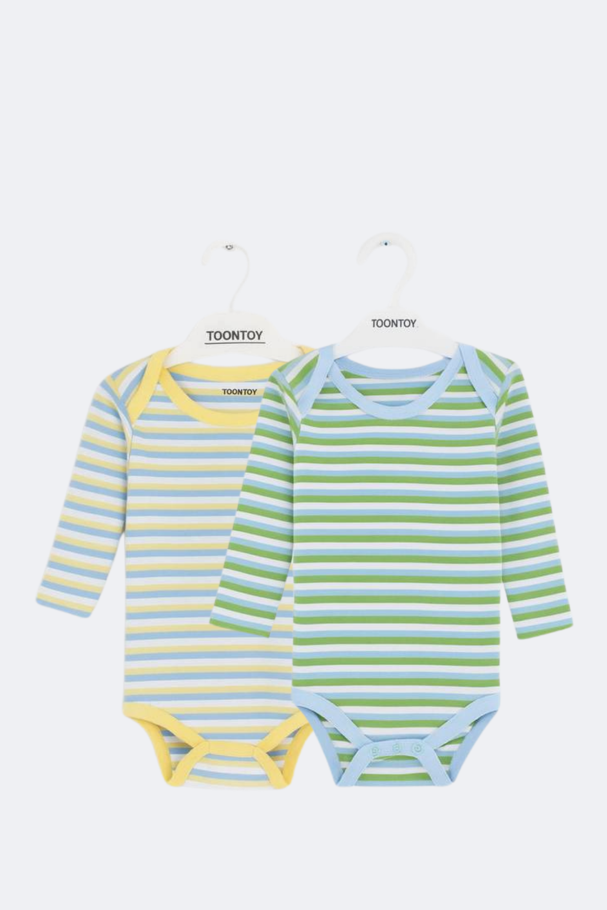 Toontoy  Unisex Çizgili 2 Li Zıbın