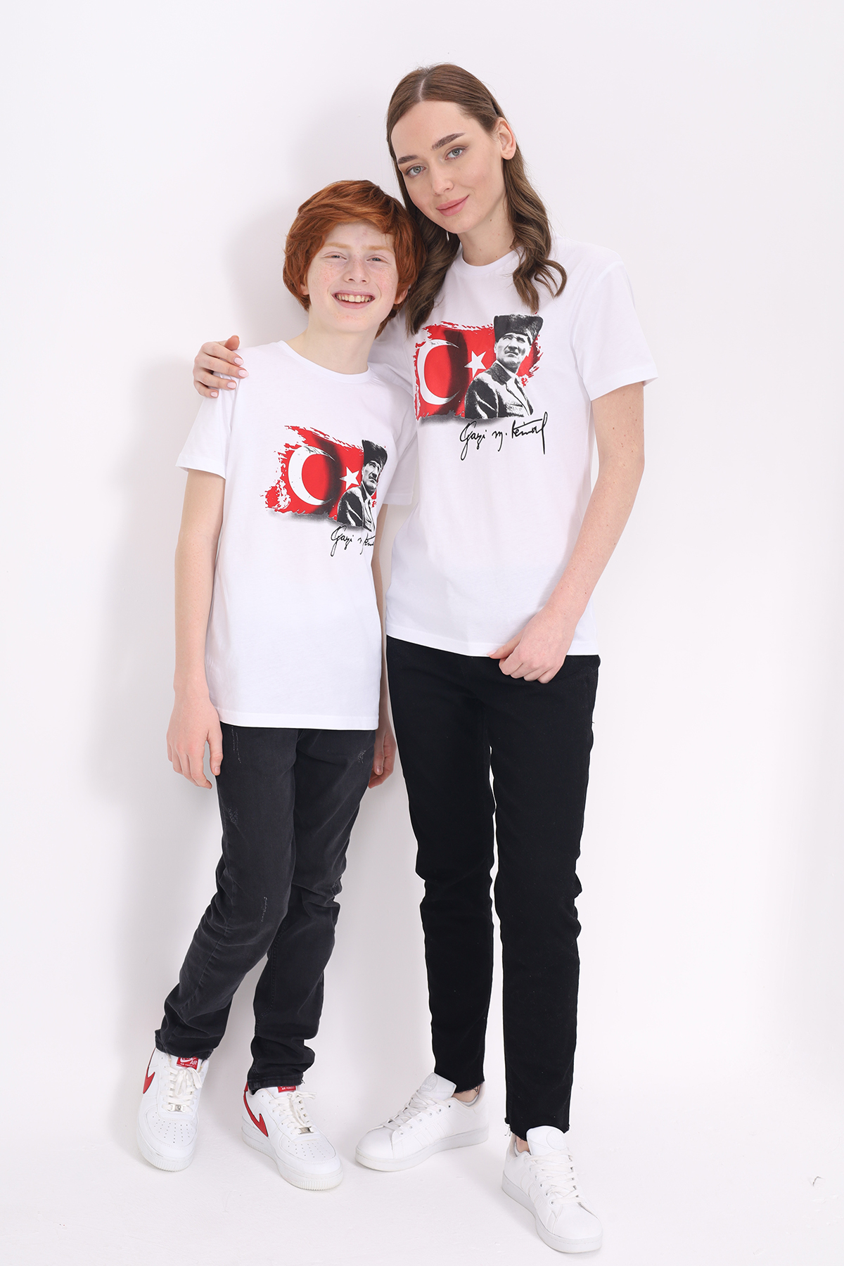 Toontoy Unisex Çocuk Atatürk Baskılı Tişört
