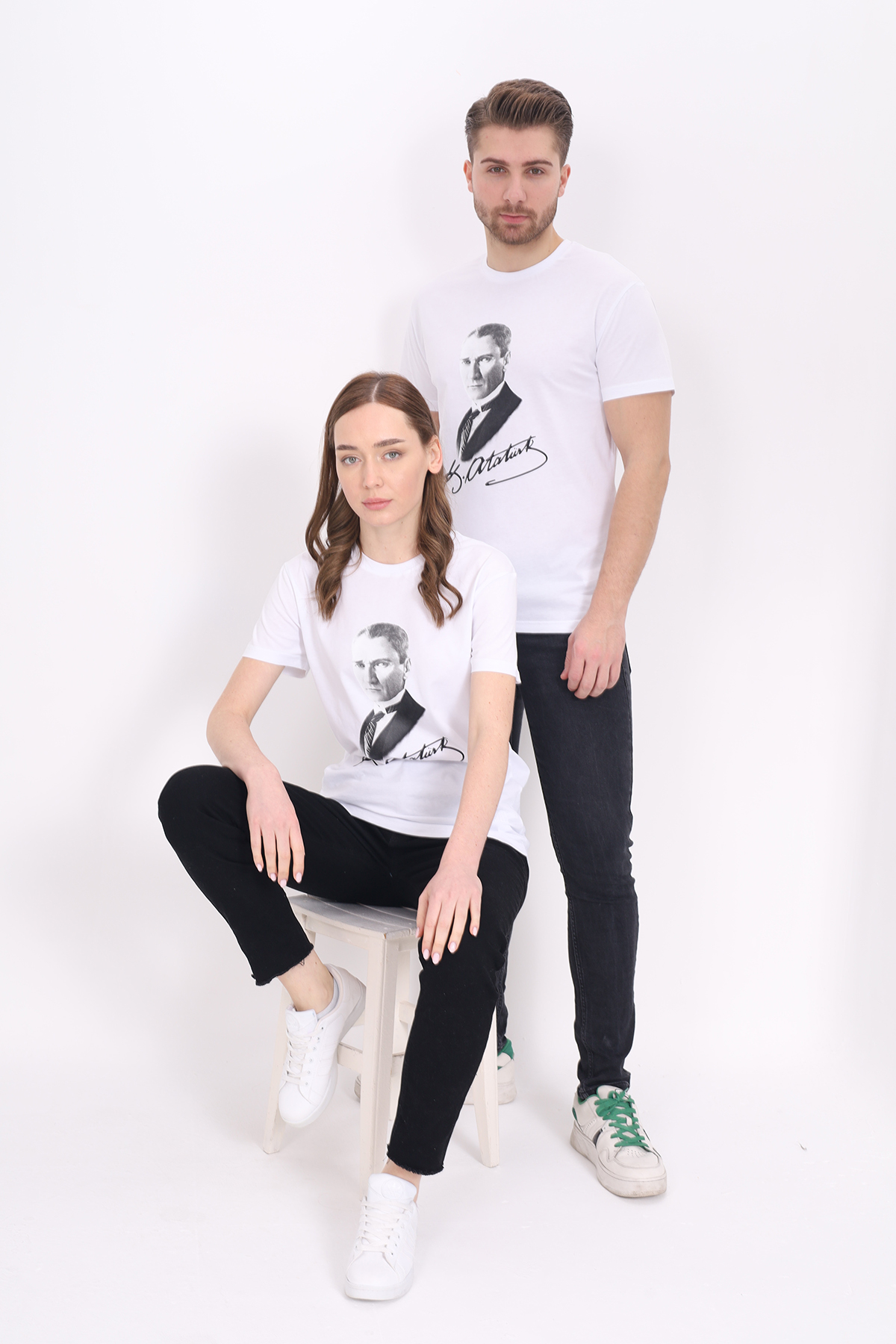 Toontoy Unisex Atatürk Baskılı Tişört