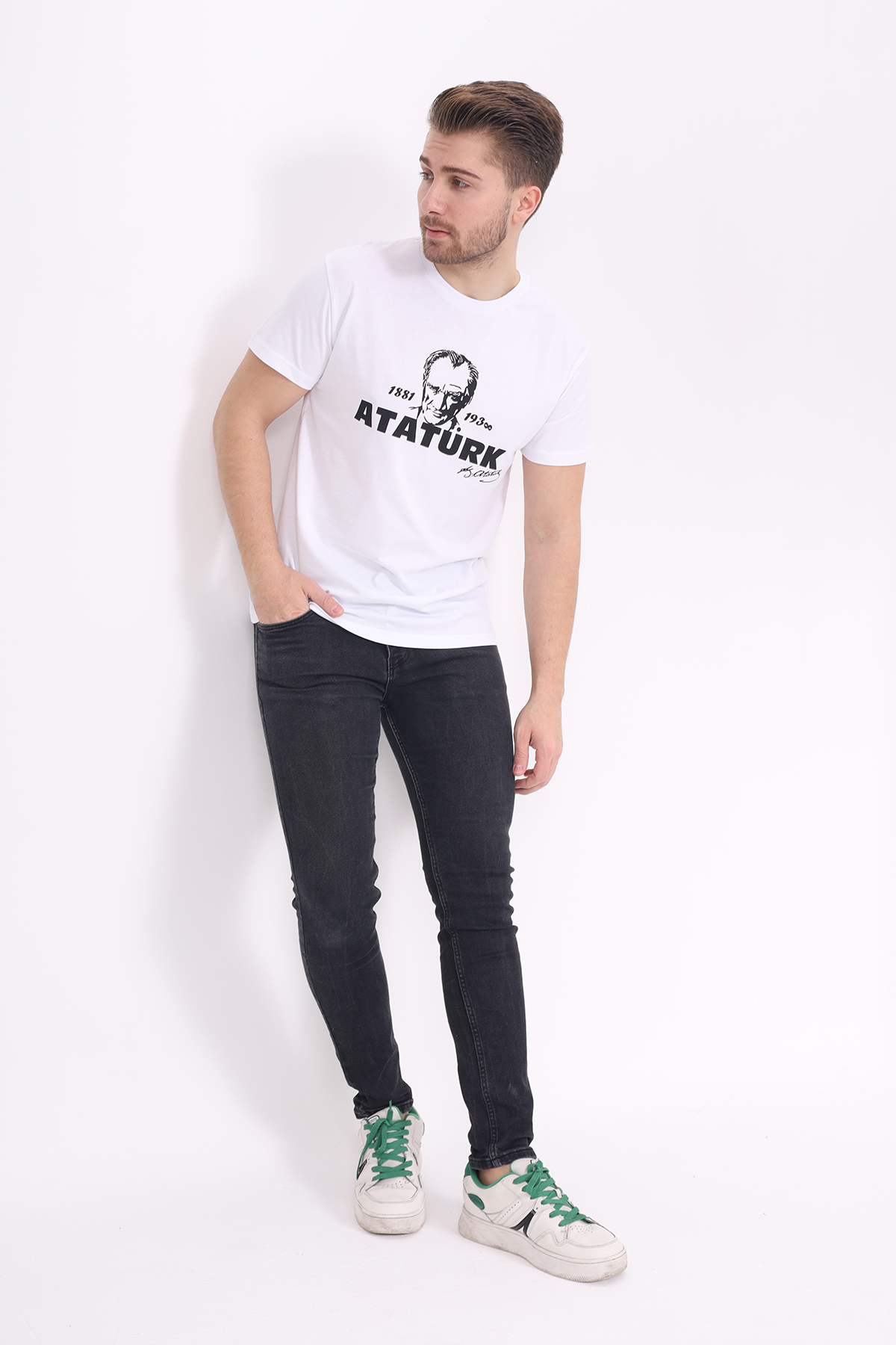 Toontoy Unisex Atatürk Baskılı Tişört