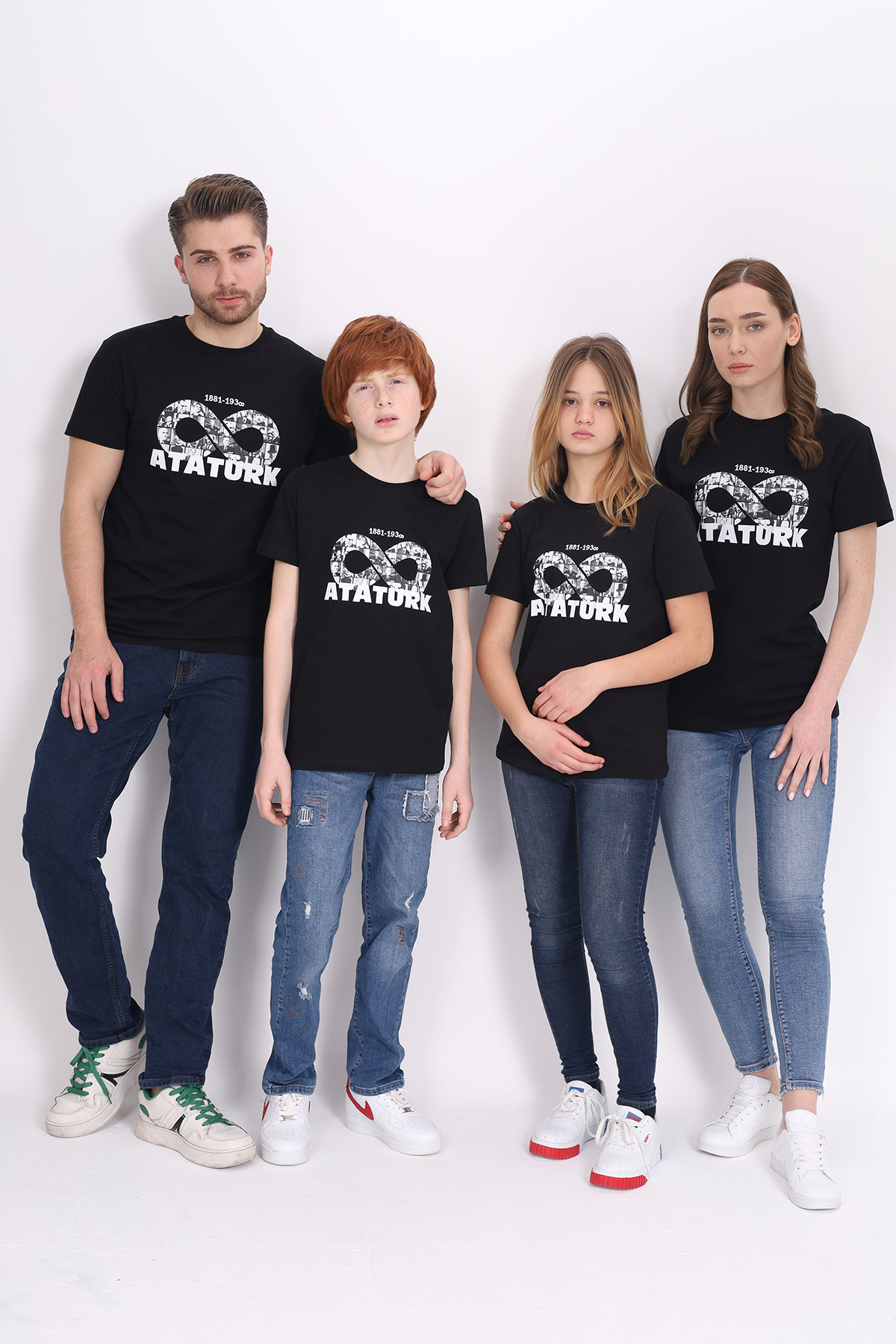 Toontoy Unisex Çocuk Atatürk Baskılı Tişört
