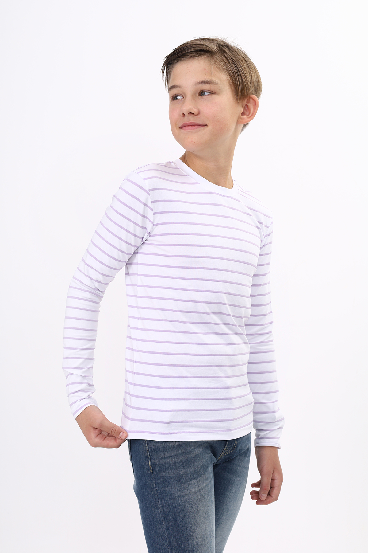 Toontoy Unisex Çocuk Çizgili Tişört