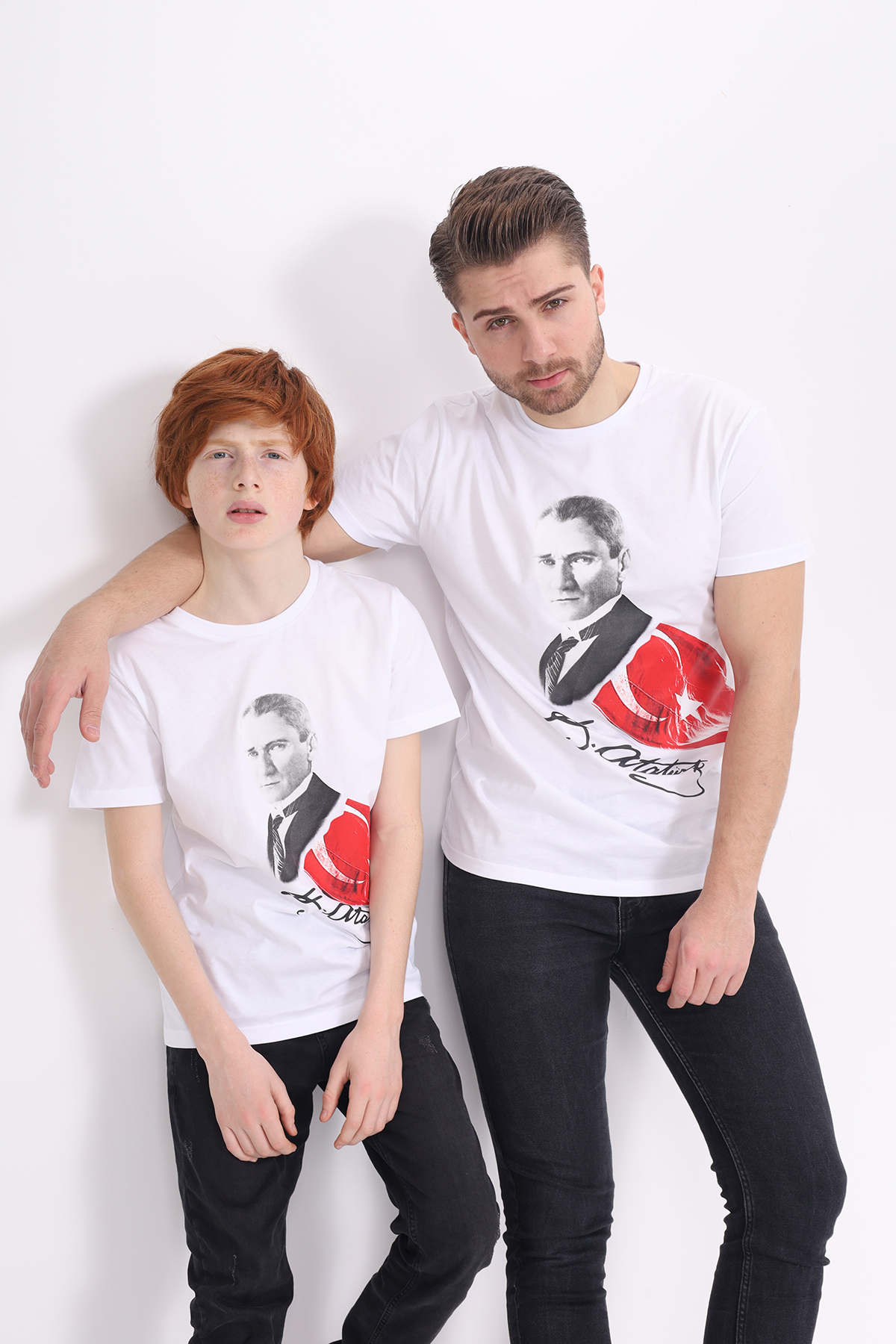 Toontoy Unisex Çocuk Atatürk Baskılı Tişört
