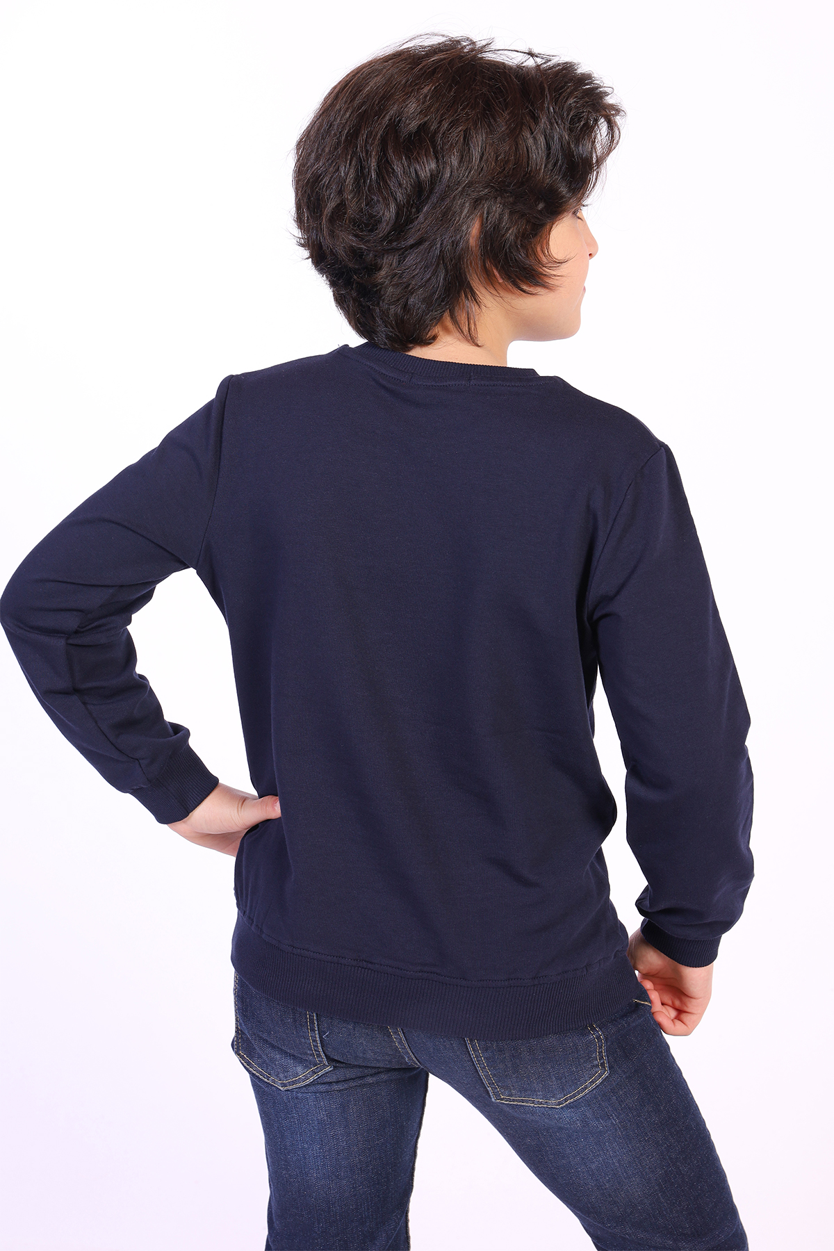 Toontoy Unısex Çocuk Merry Chrıstmas Baskılı Sweatshirt