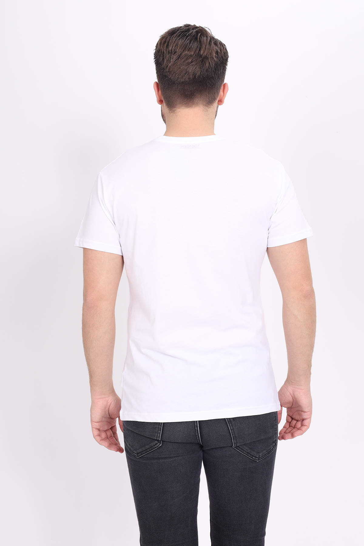 Toontoy Unisex Bisiklet Yaka Atatürk Baskılı Tişört