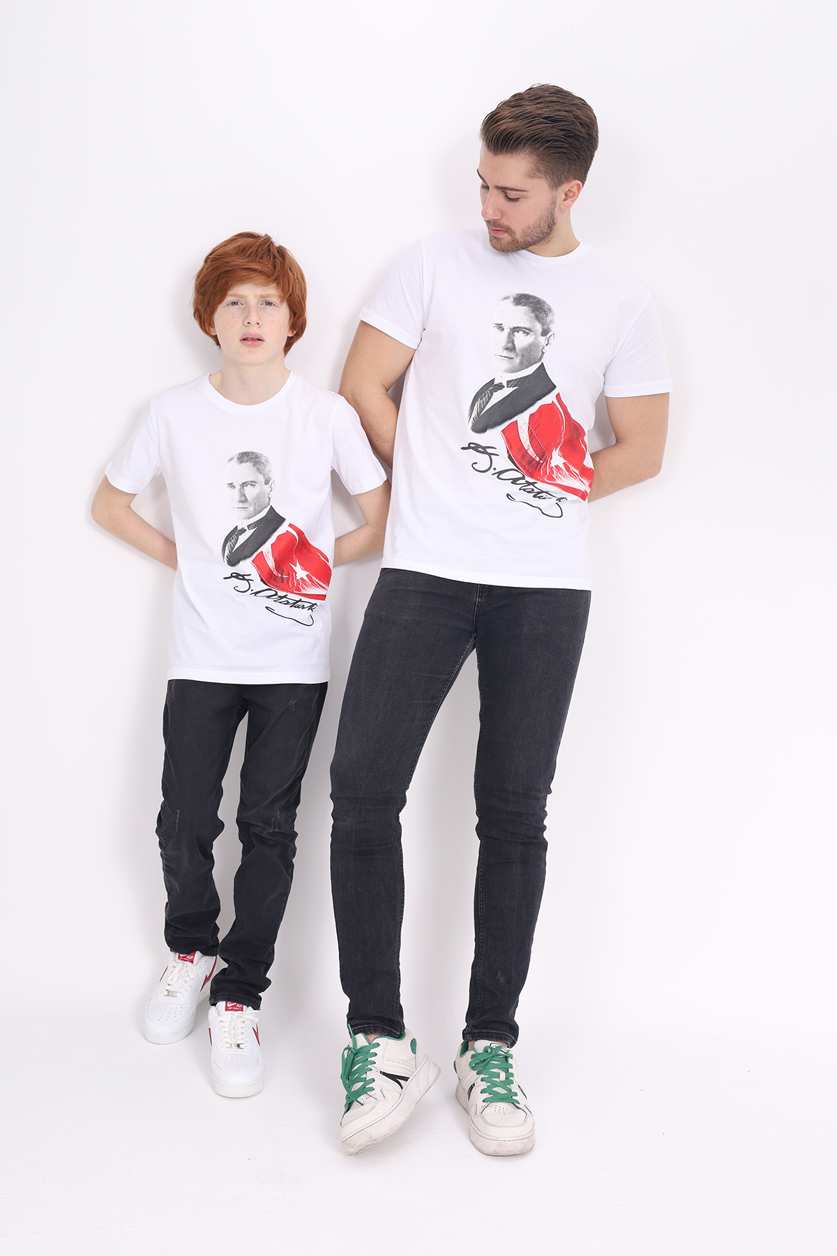 Toontoy Unisex Çocuk Atatürk Baskılı Tişört