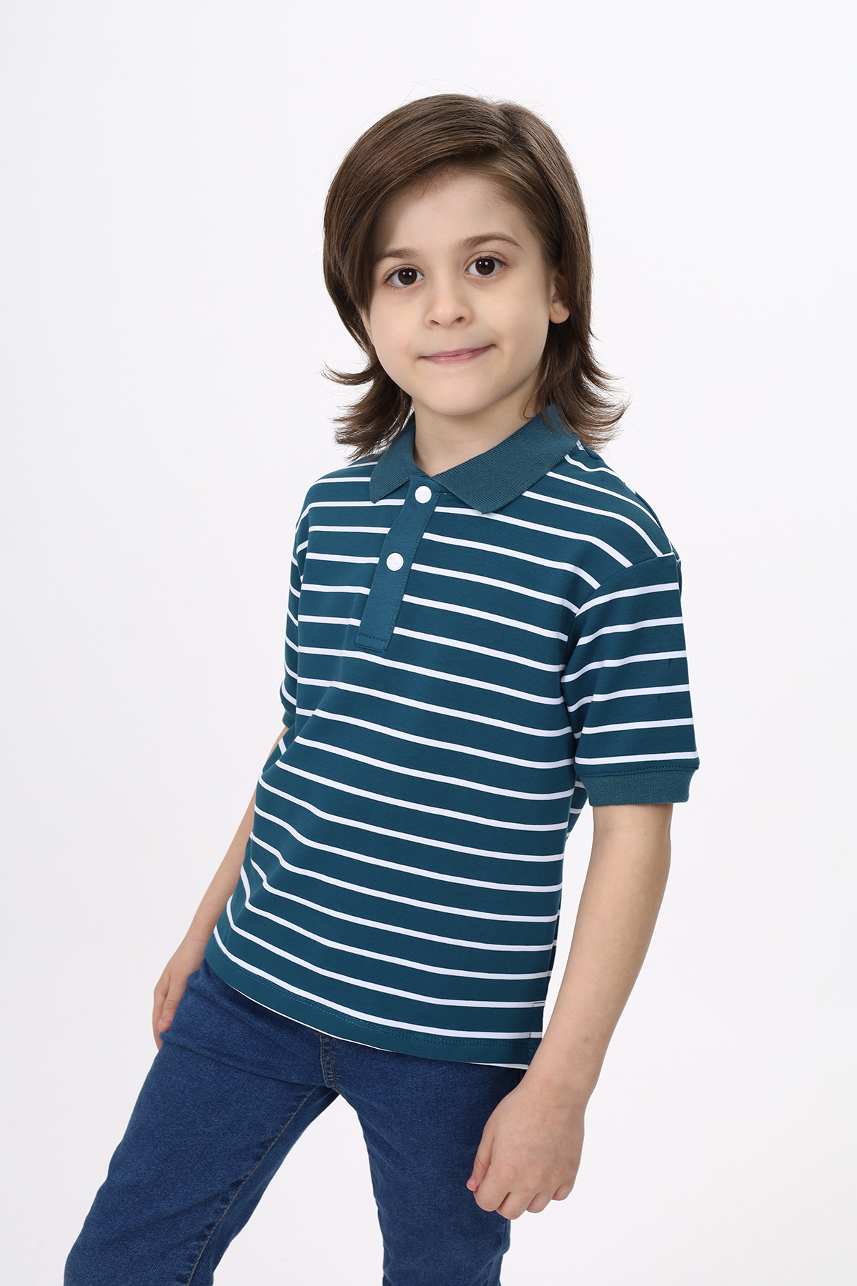 Toontoy Unisex Çocuk Çizgili Tişört
