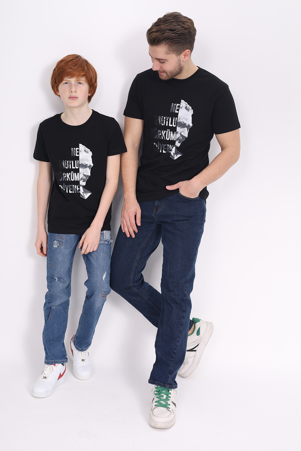 Toontoy Unisex Çocuk Atatürk Baskılı Tişört