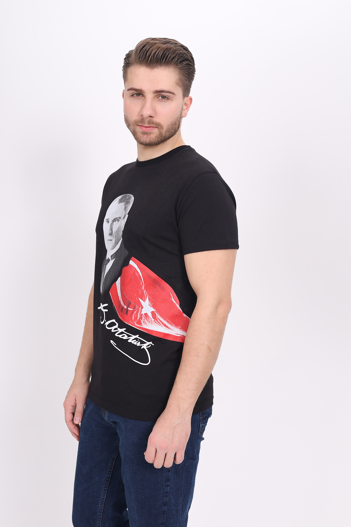 Toontoy Unisex Atatürk Baskılı Tişört 23093