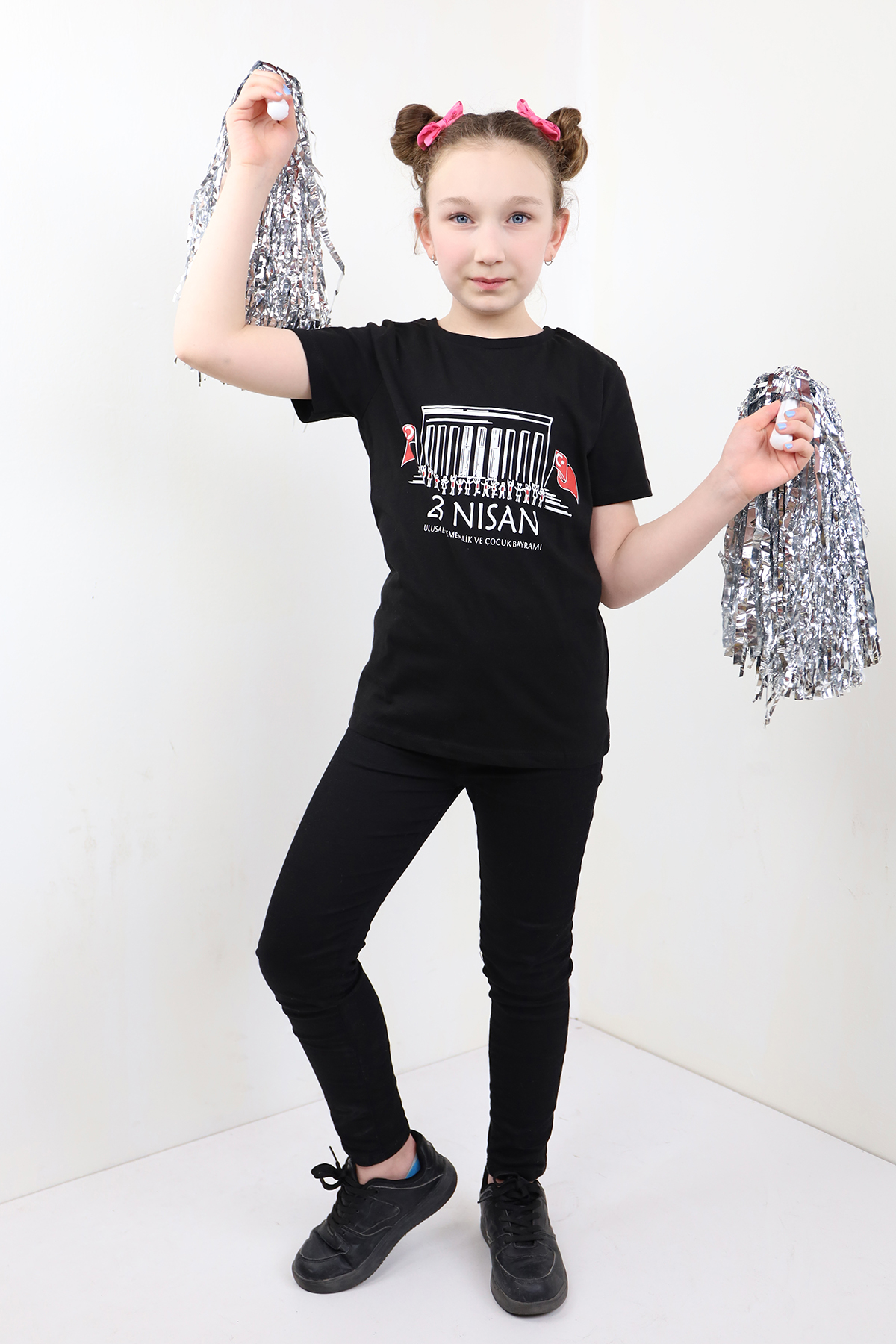 Toontoy Unisex Çocuk 23 Nisan Baskılı Tişört
