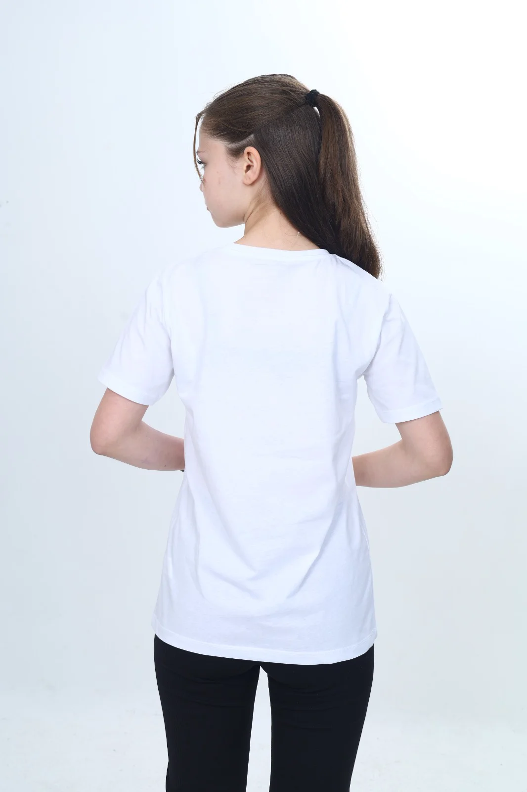 Toontoy Unisex Çocuk Pi Sayı Baskılı Bisiklet Yaka Refax Fit Kısa