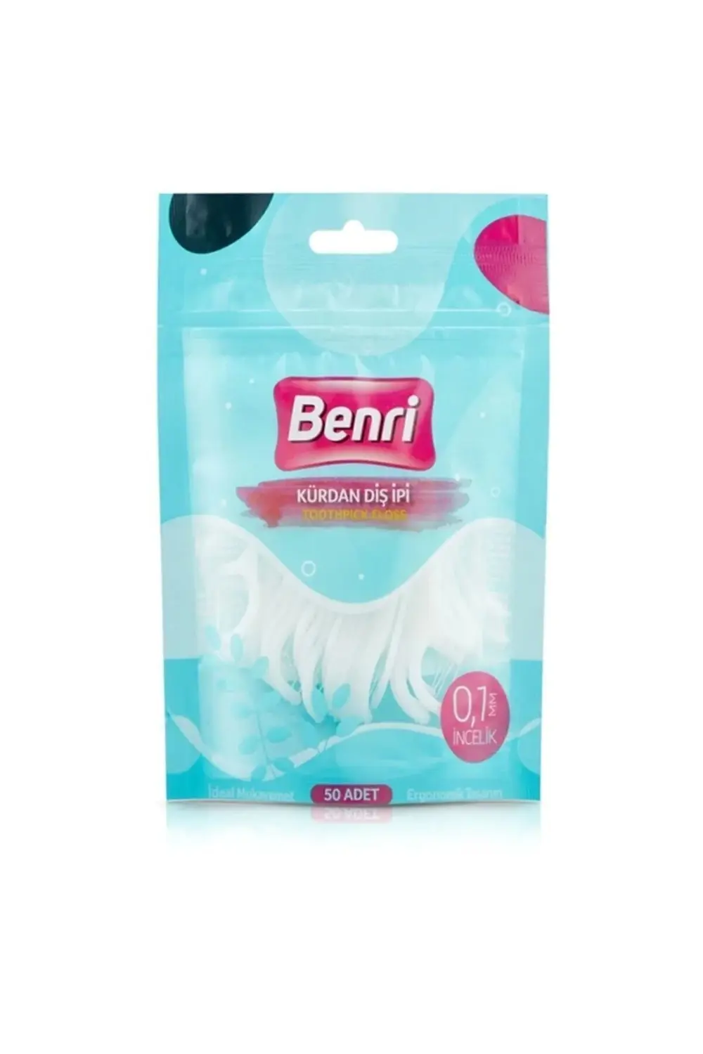 Toothpick Floss Kürdan Diş Ipi 50'li 0,1mm