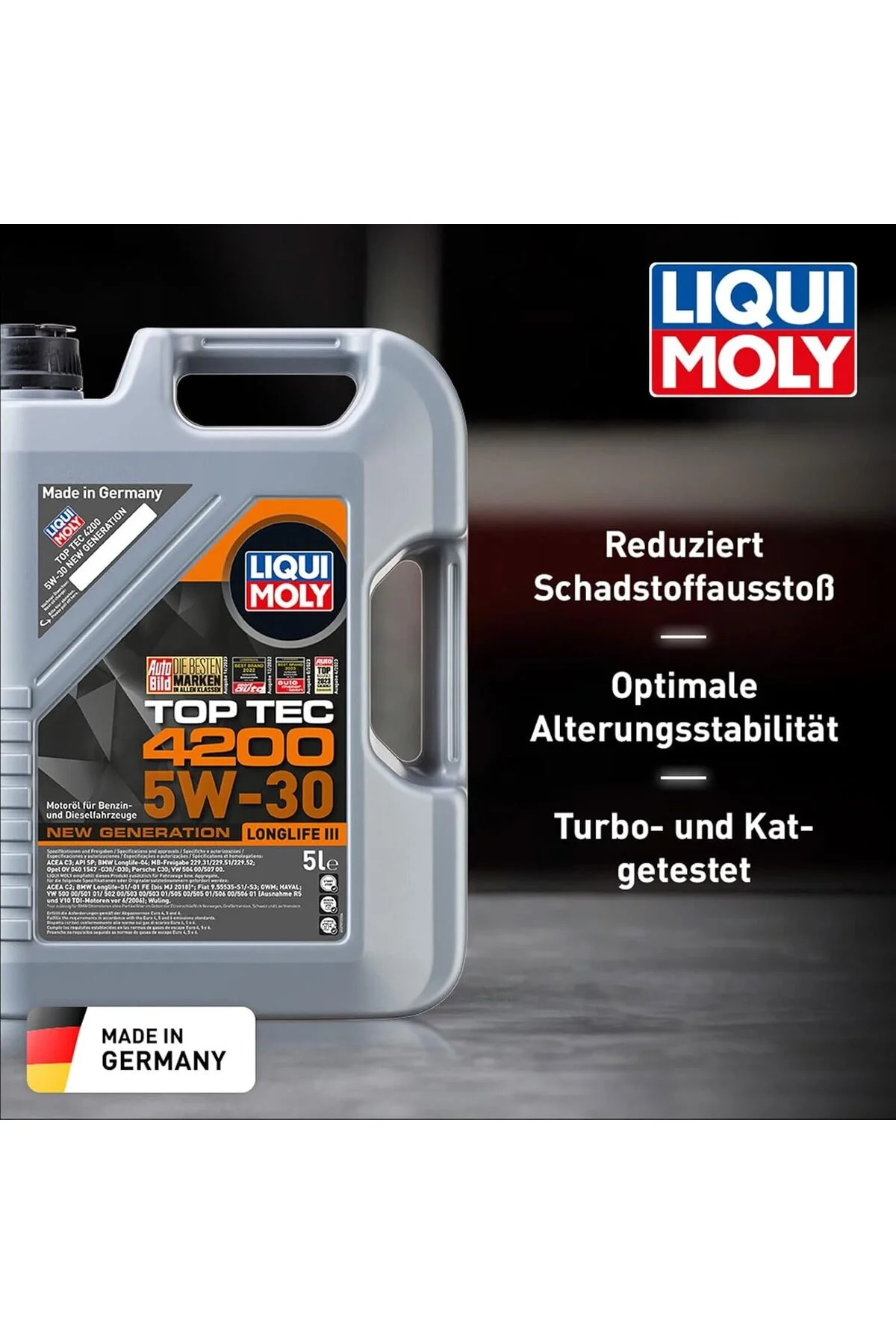 Top Tec 4200 5W-30 5 lt Motor Yağı