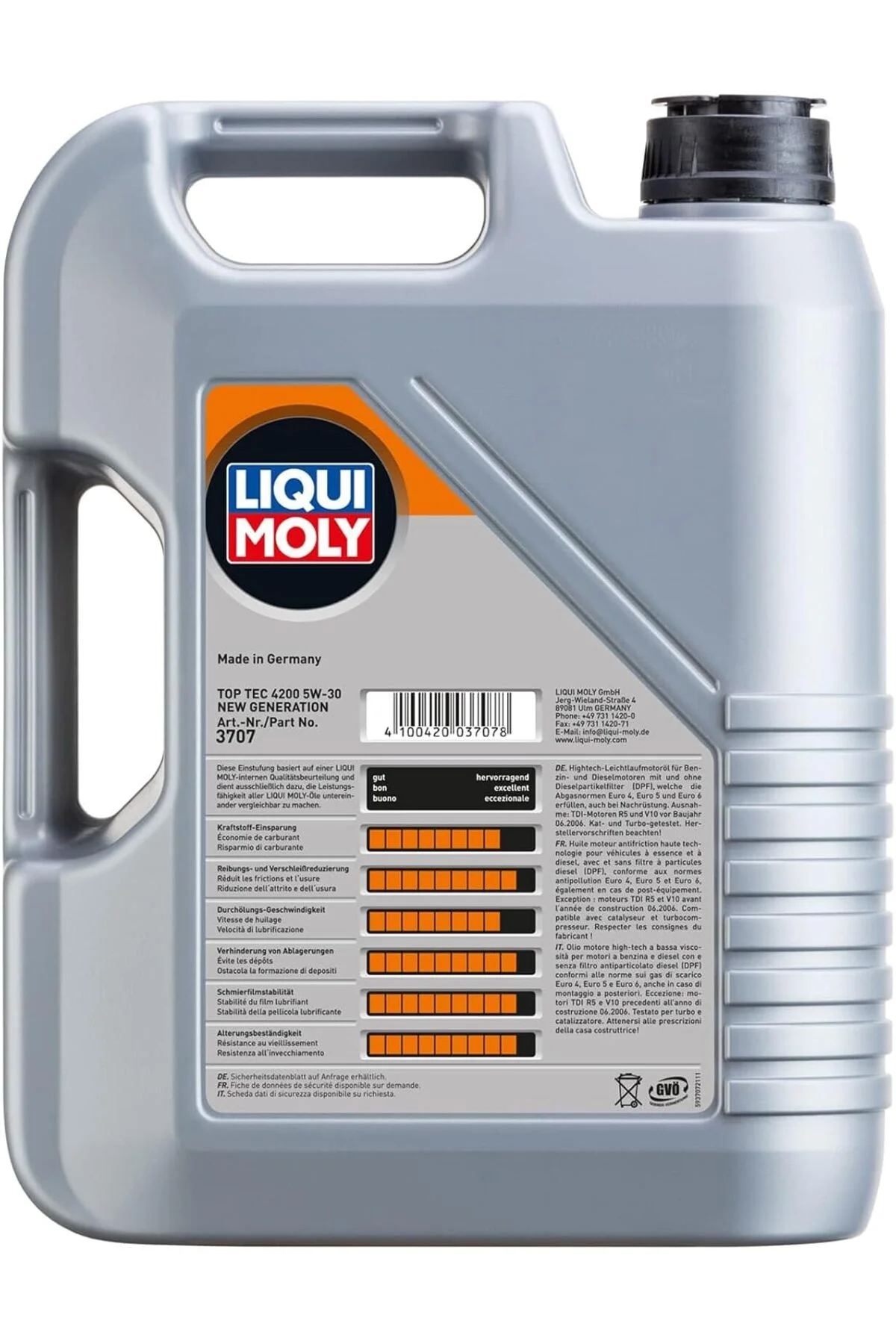 Top Tec 4200 5W-30 5 lt Motor Yağı