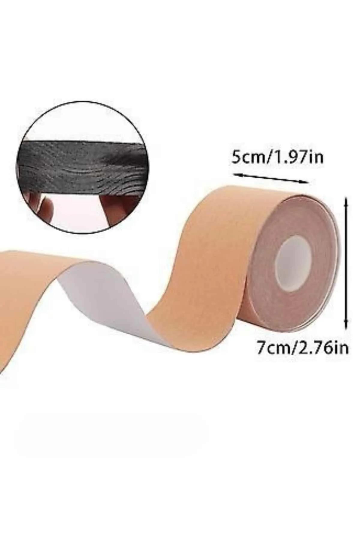 Toparlayıcı Göğüs Bandı Şekillendirici Ten Rengine Uygun Esnek Hassas Ciltlere Uygun