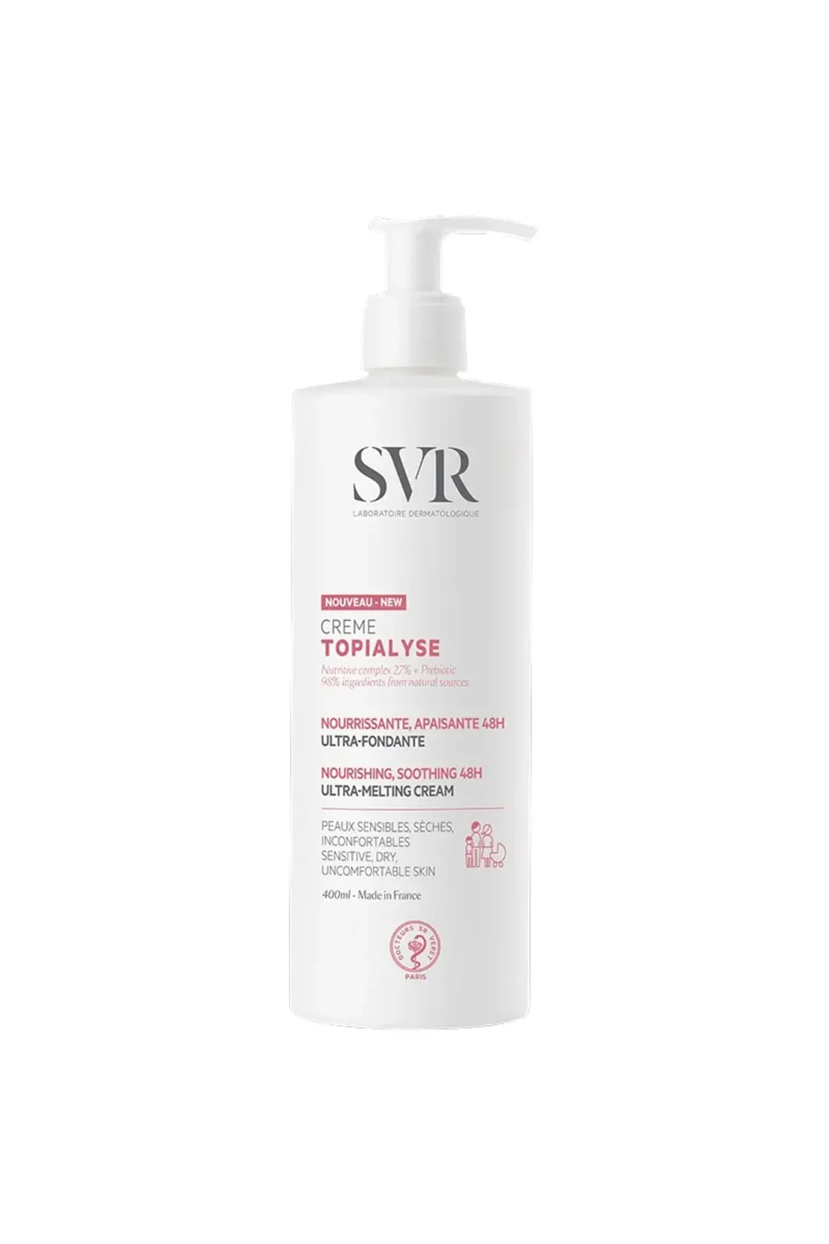 Topialyse Baume Protect + Kuru ve Atopiye Eğilimli Ciltler için Yatıştırıcı ve Onarıcı Krem 400