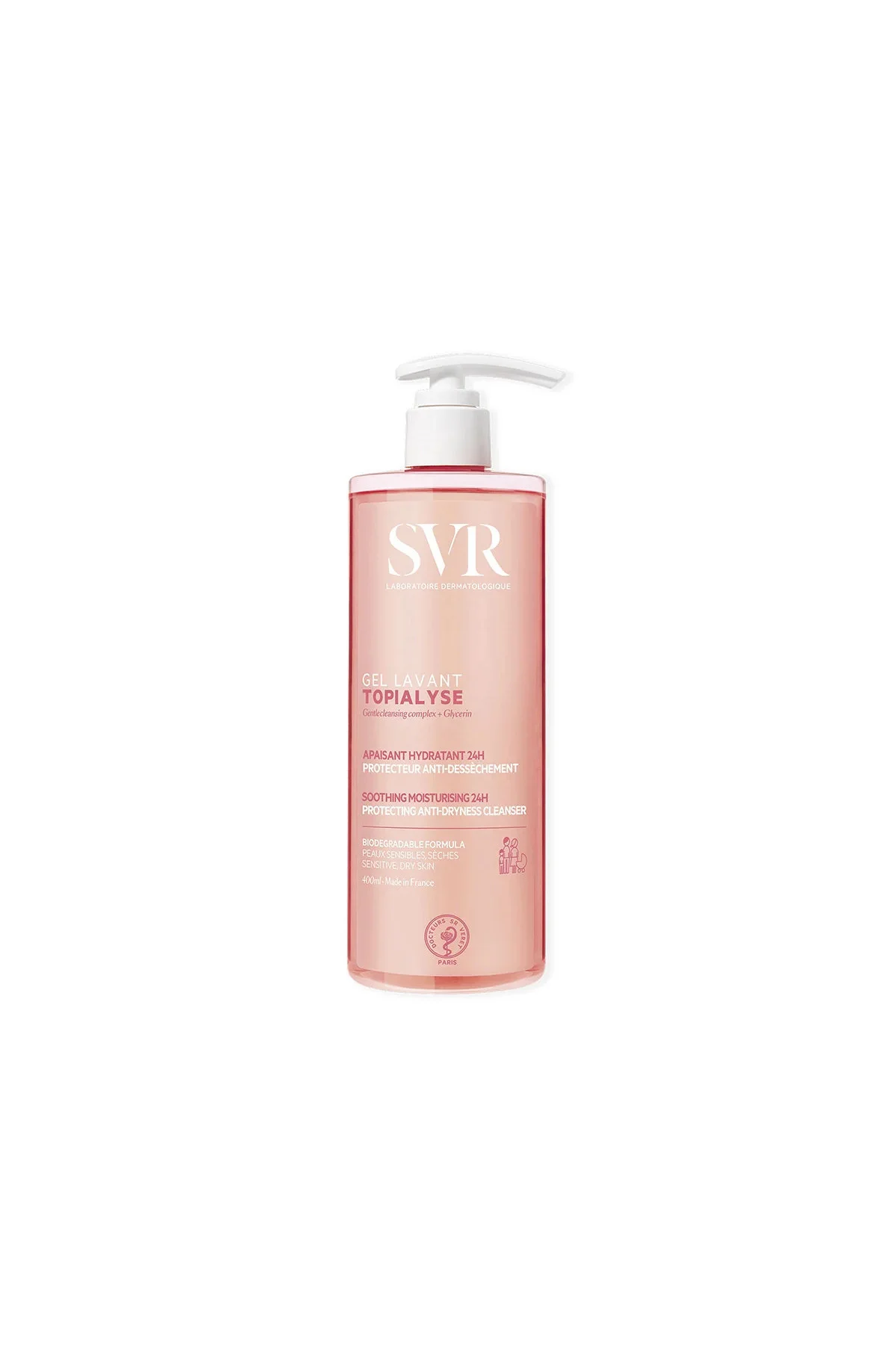 TOPIALYSE GEL LAVANT Hassas ve Kuru Cilt İçin Kuruluk Karşıtı Temizleyici Jel 200ml
