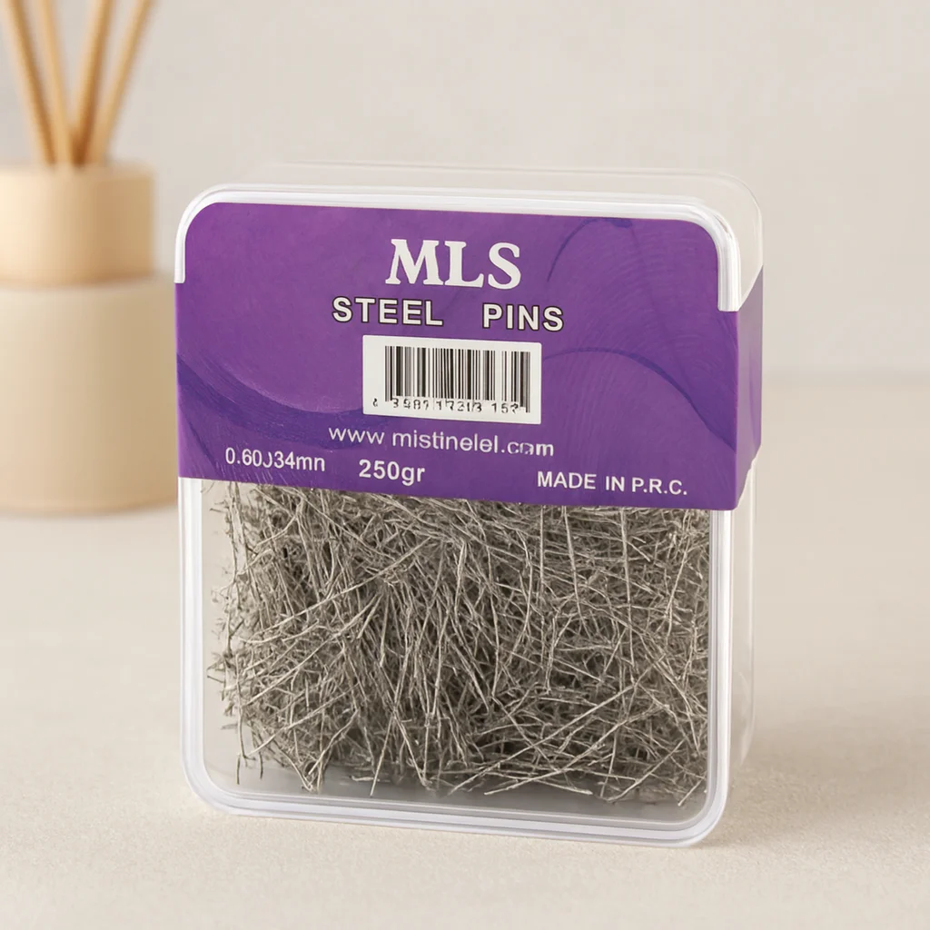 Toplu İğne 0.60 x 34 mm 250 g Şeffaf Mika Kutulu Fiyatı, Yorumları ve Özellikleri